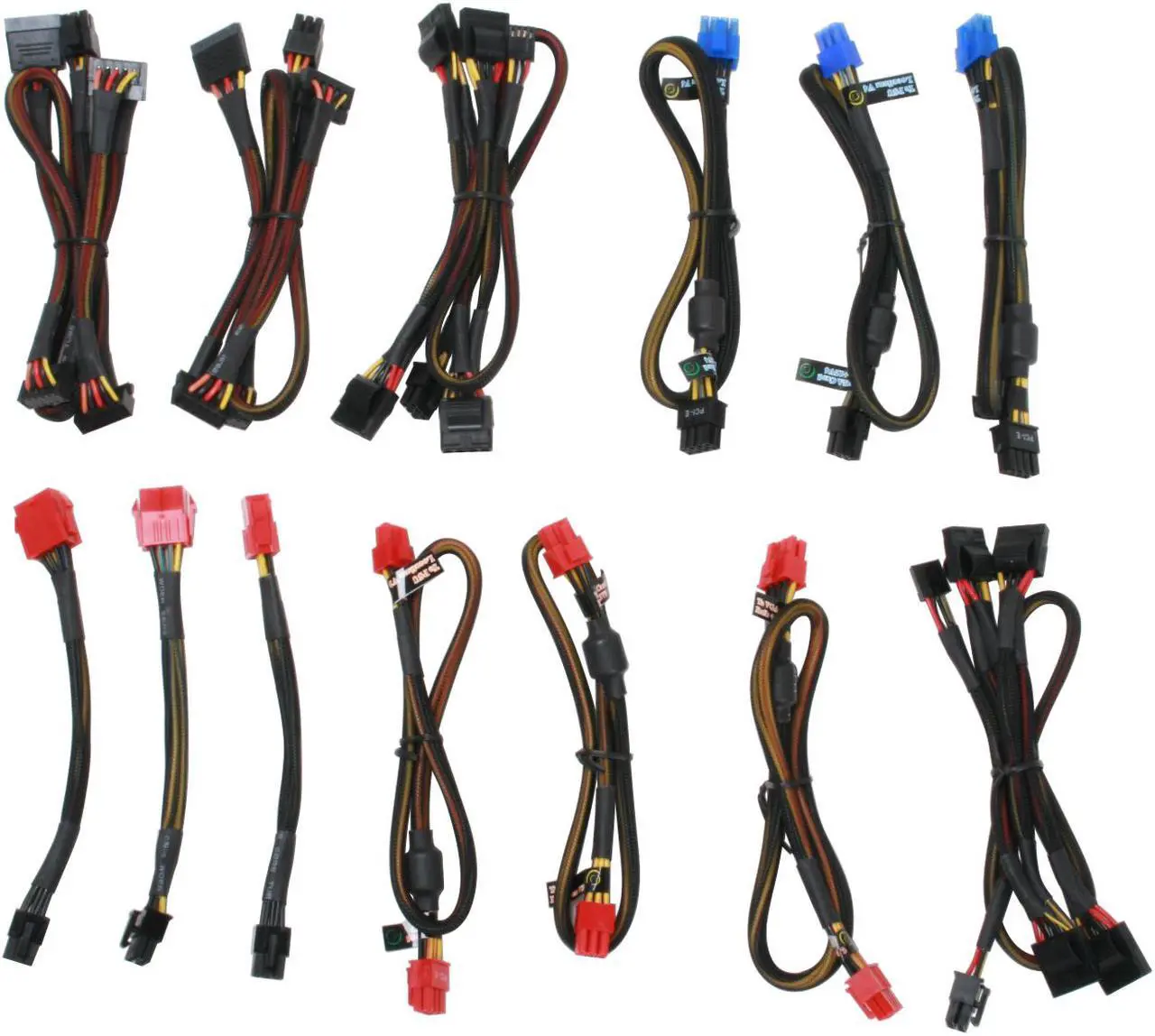 Alt view image 8 of 11 - XCLIO GREATPOWER 1200 W ATX12V / EPS12V CrossFire Ready 80 PLUS Certified Modular Active PFC Power Supply