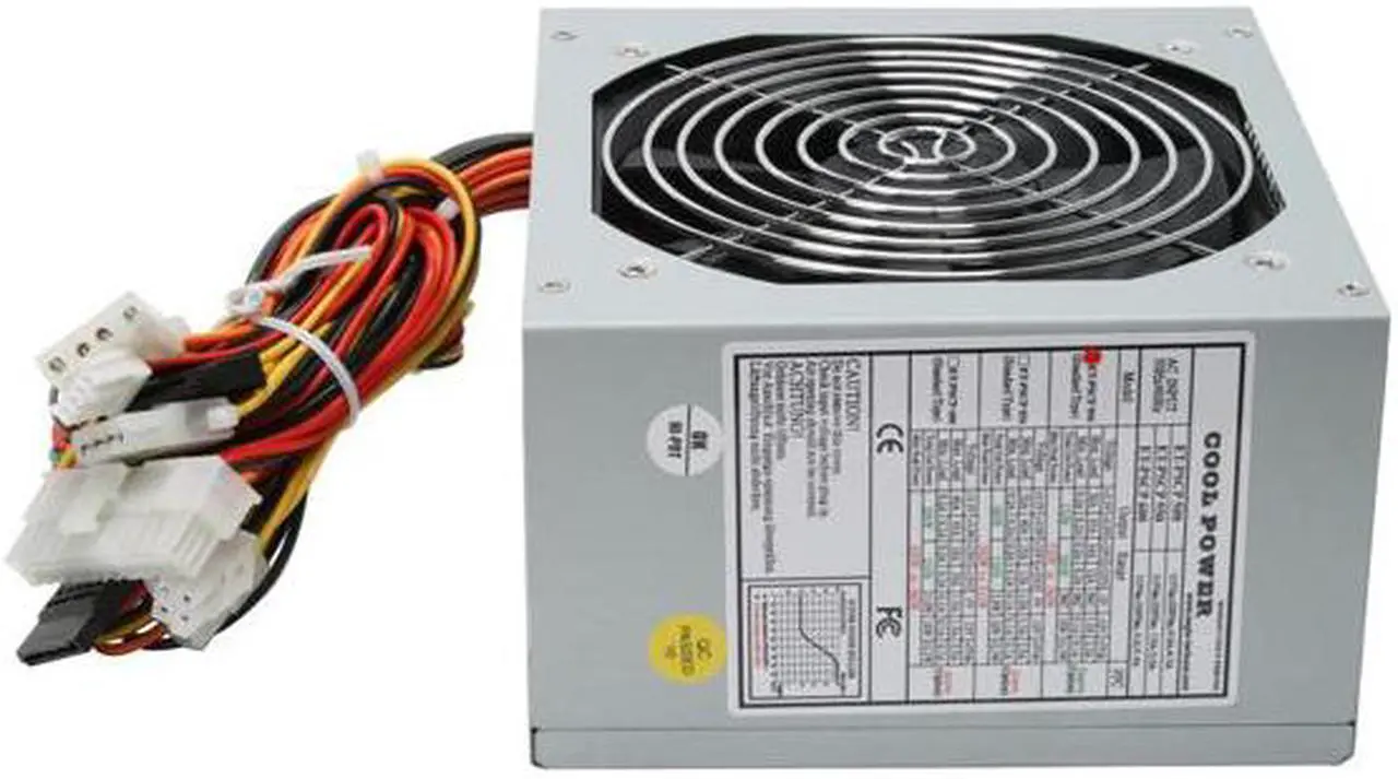 Alt view image 3 of 7 - Eagle Tech Cool Power ET-PSCP 500 500 W ATX12V Power Supply
