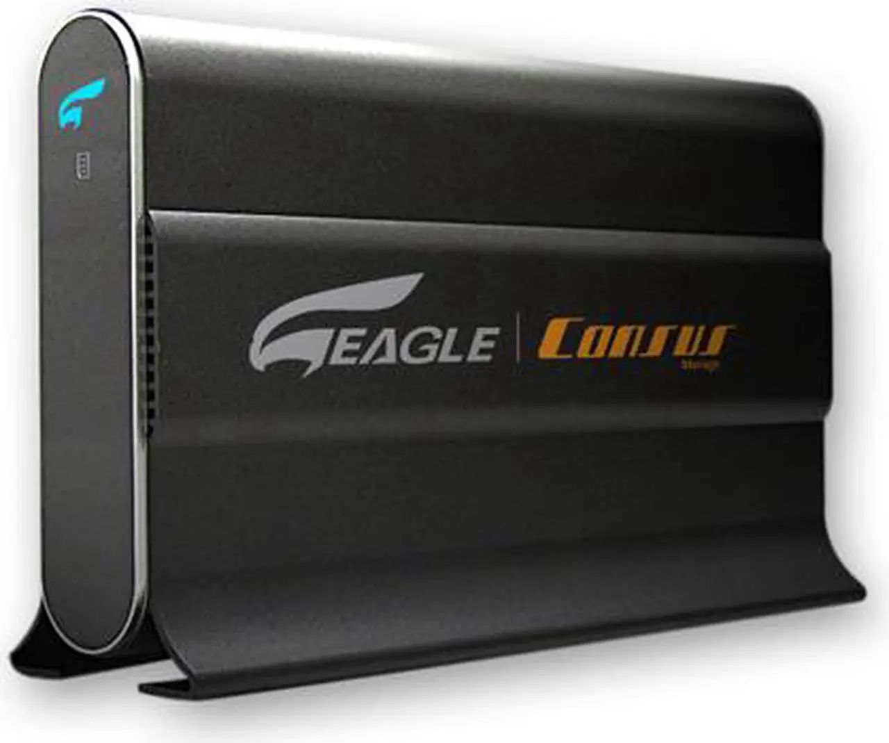 Main image of EAGLE Consus ET-CSWSINASU2-BK NAS 3.5" SATA & IDE to USB 2.0 & Ethernet 10/100 RJ45 External Enclosure