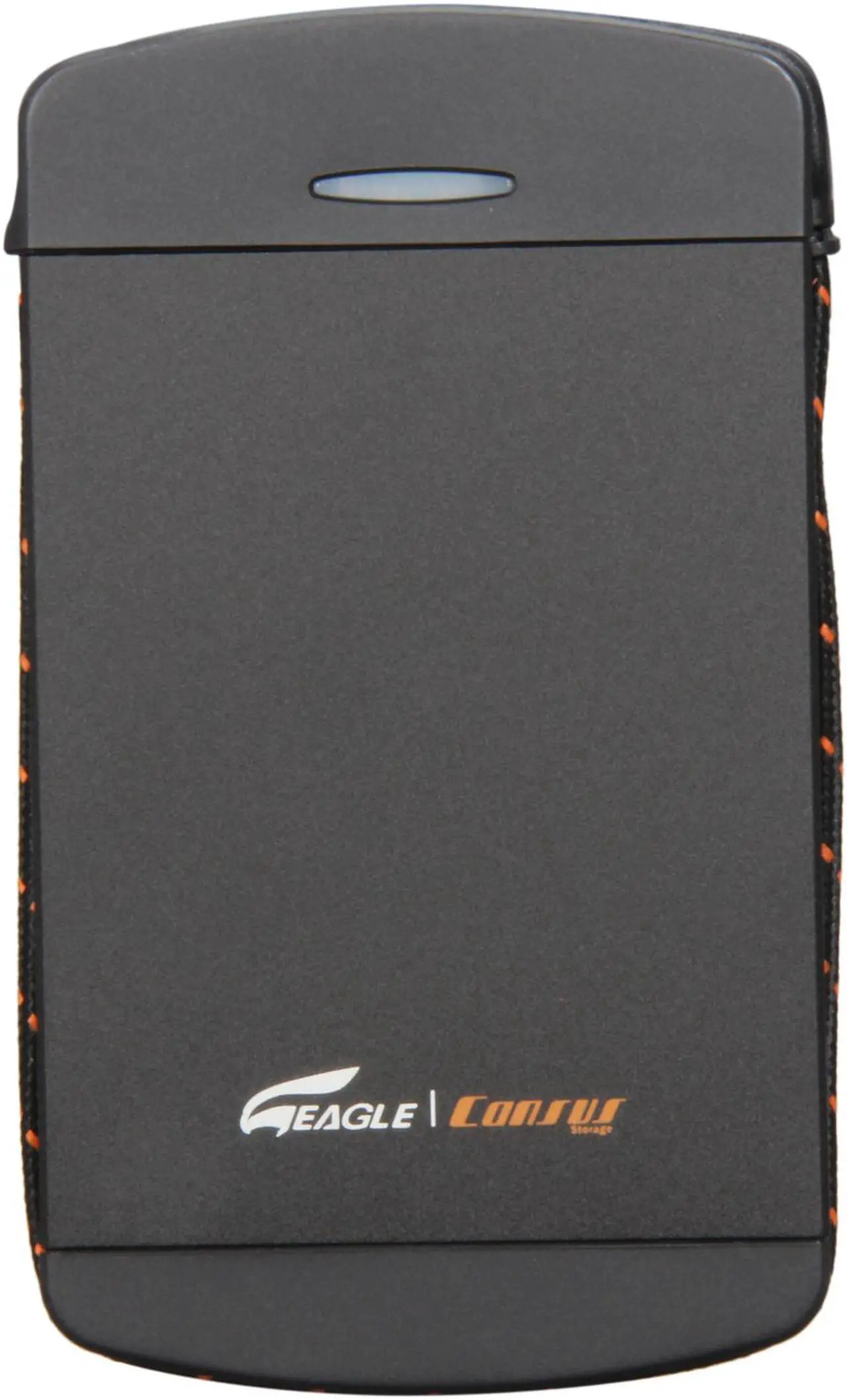 Alt view image 2 of 6 - EAGLE ET-CS2PESU2-BK 2.5" Black SATA I/II USB 2.0 & eSATA External Enclosure with built-in USB cable