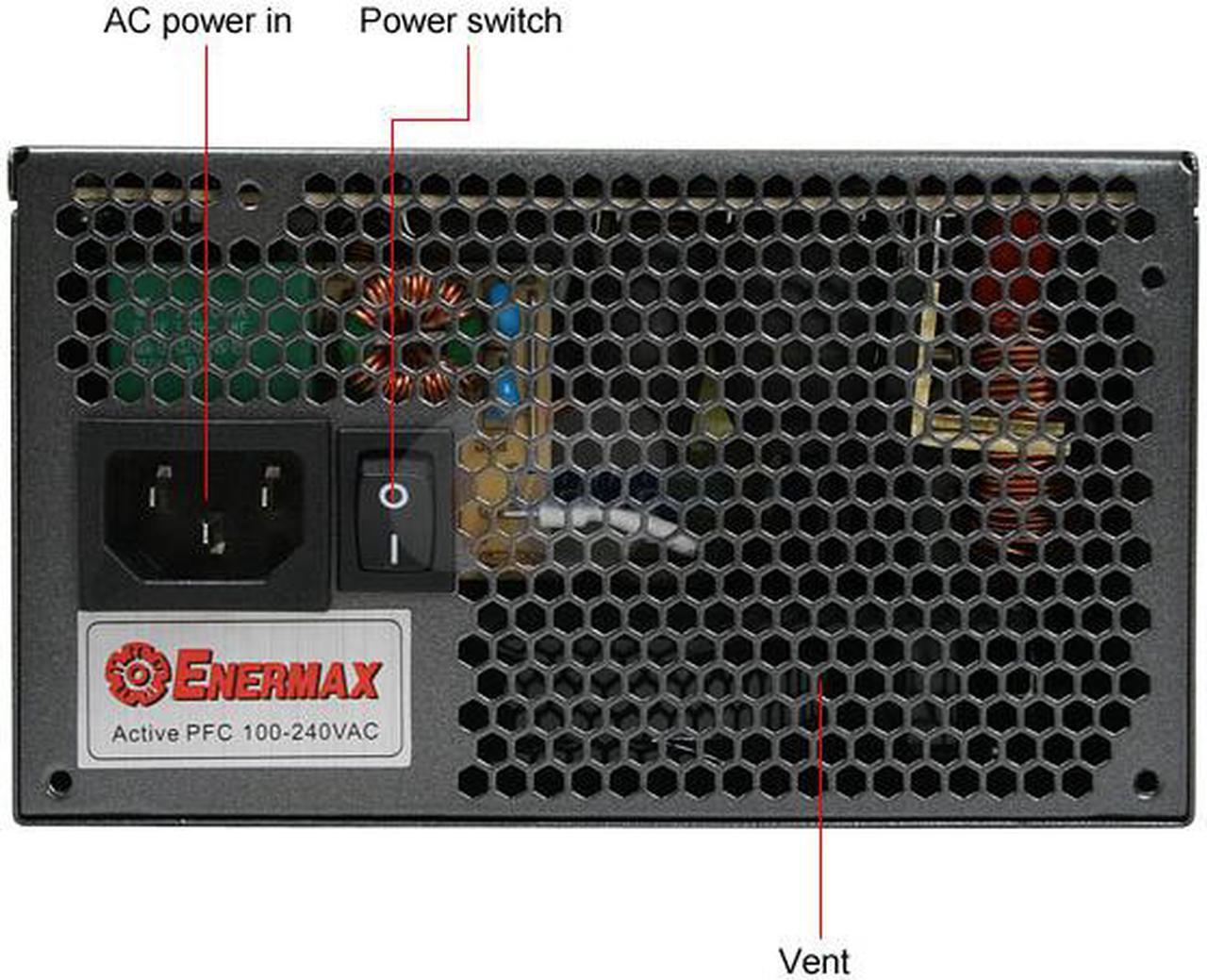 Alt view image 2 of 12 - ENERMAX MODU82+ EMD425AWT 425W ATX12V  Ver.2.3 SLI Ready CrossFire Ready 80 PLUS BRONZE Certified Compatible w/Core i7 Modular Active PFC Power Supply
