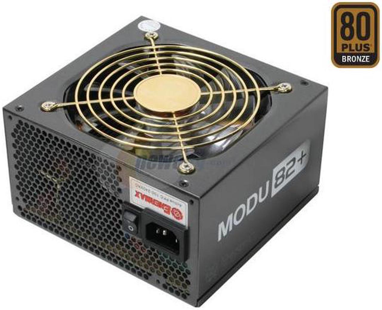 Main image of ENERMAX MODU82+ EMD425AWT 425W ATX12V  Ver.2.3 SLI Ready CrossFire Ready 80 PLUS BRONZE Certified Compatible w/Core i7 Modular Active PFC Power Supply