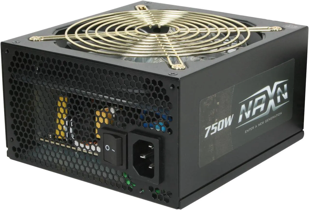 Main image of ENERMAX NAXN 82+ ENM750AWT 750 W ATX12V v2.3 SLI Ready CrossFire Ready 80 PLUS BRONZE Certified Modular Active PFC Power Supply