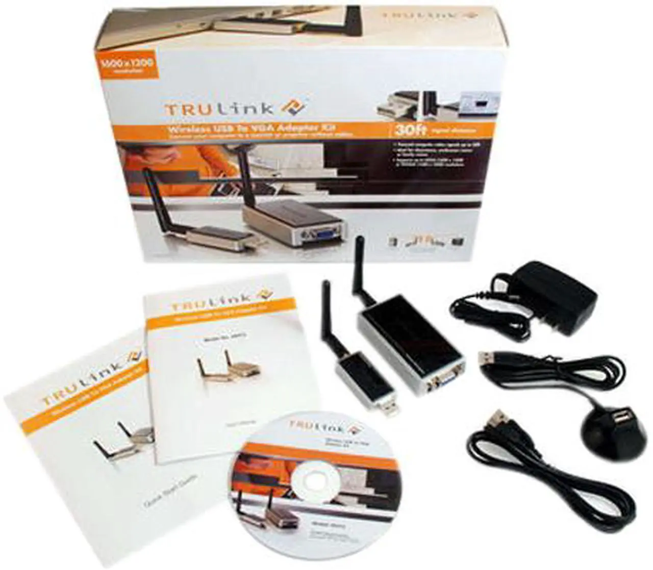 Alt view image 9 of 9 - C2G 29572 TruLink Wireless USB to VGA Adapter Kit