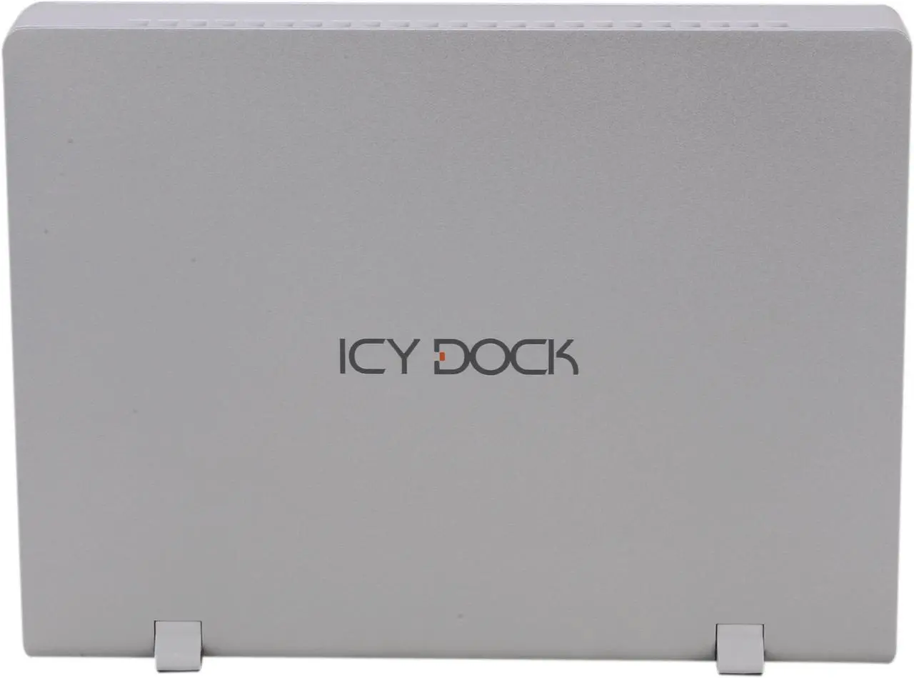 Alt view image 4 of 7 - ICY DOCK MB559U3S-1S Aluminum / Plastic 3.5" Pearl White SATA I/II/III USB 3.0 & eSATA Professional Ultra Slim External Hard Drive Enclosure