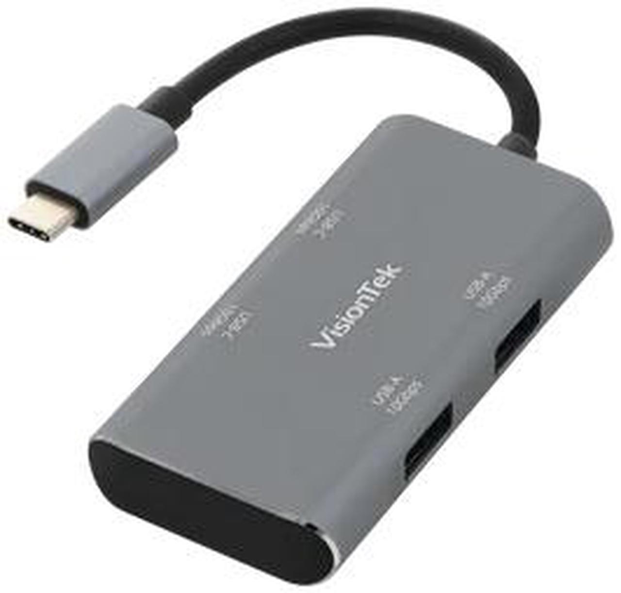 VisionTek USB-C Hub (2x USB-A 10Gbps - 2x USB-C 10Gbps) 901539