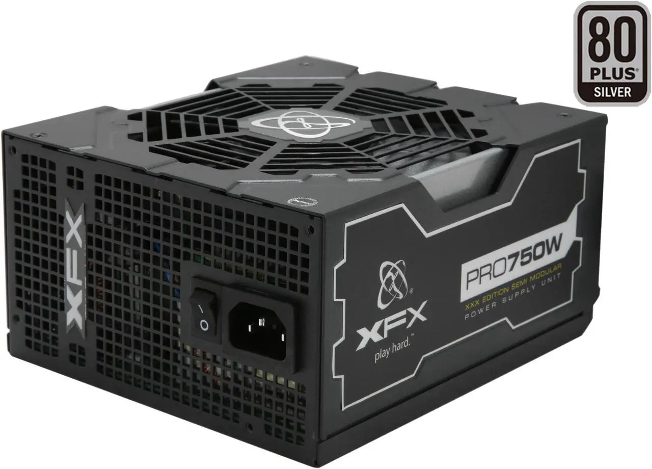 Main image of XFX PRO750W XXX Edition Semi-Modular 80Plus Silver 750 Watt Power Supply