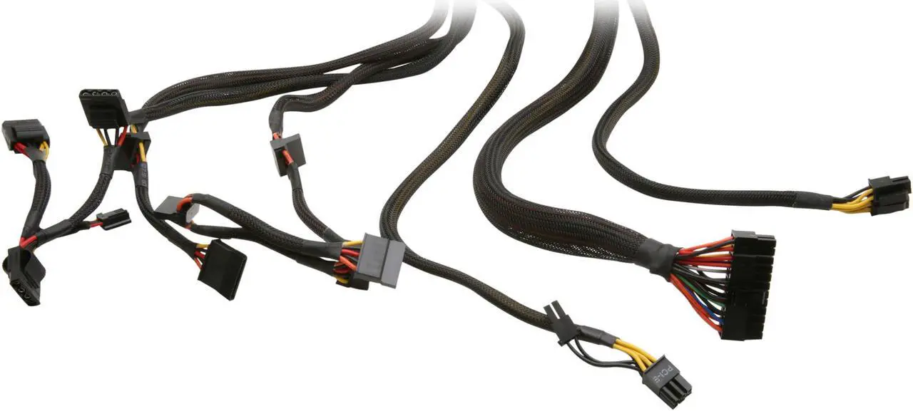 Alt view image 6 of 7 - XFX ProSeries P1-450S-X2B9 450 W ATX12V / EPS12V SLI Ready CrossFire Ready 80 PLUS BRONZE Certified Active PFC Core Edition V2 Full Wired Power Supply