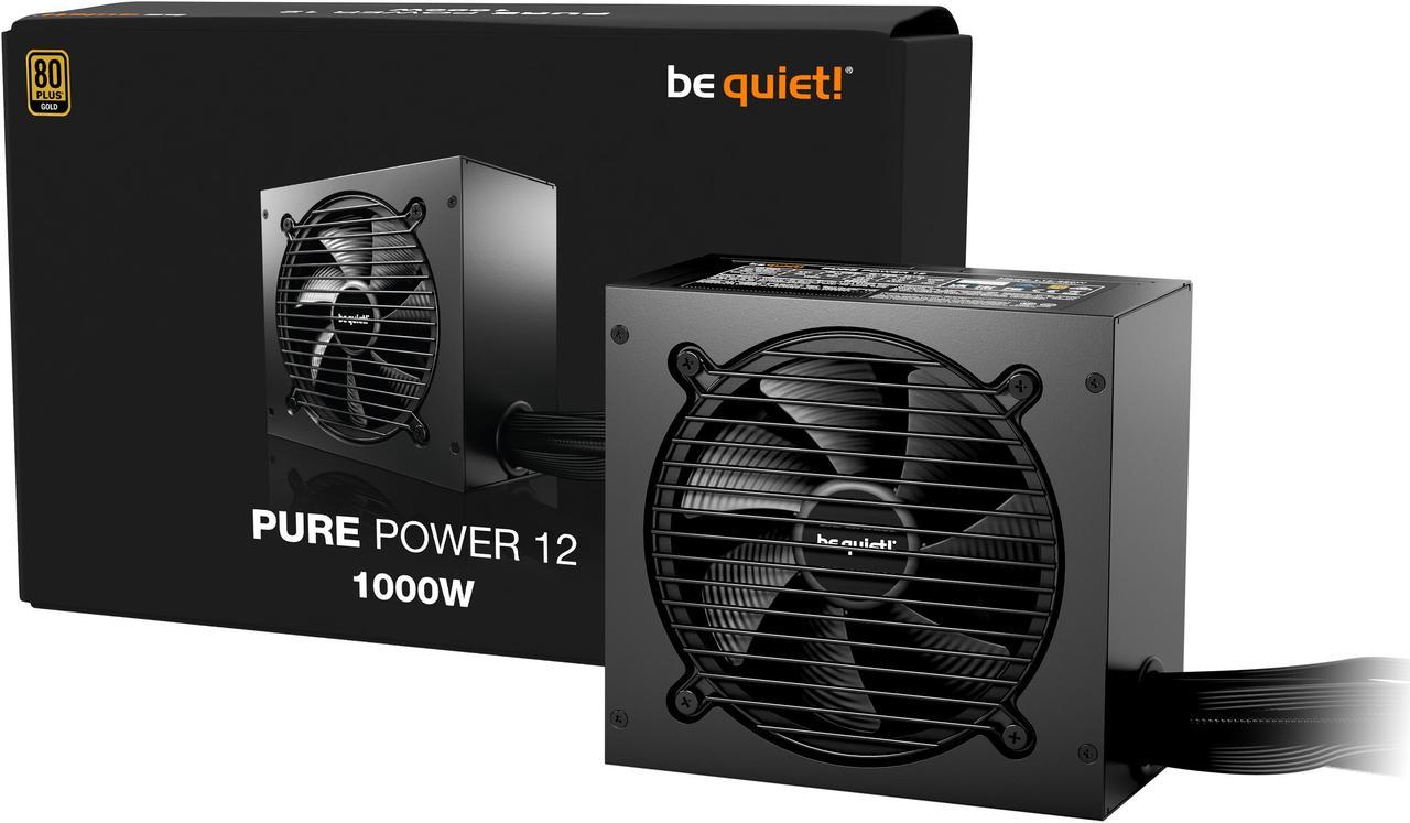 Alt view image 3 of 4 - be quiet Pure Power 12 1000W 1000 W ATX3.1/ ATX3.0 Compatible 80 PLUS GOLD Certified Non-Modular ATX 12V Power Supplies