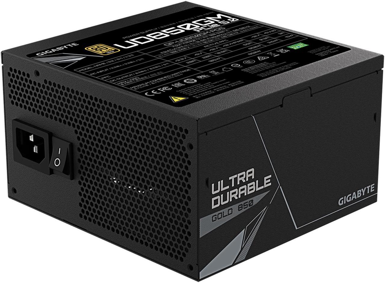 Alt view image 4 of 7 - GIGABYTE GP-UD850GM PG5 850W PCIe 5.0 Ready, 80 Plus Gold Certified, Fully Modular Power Supply