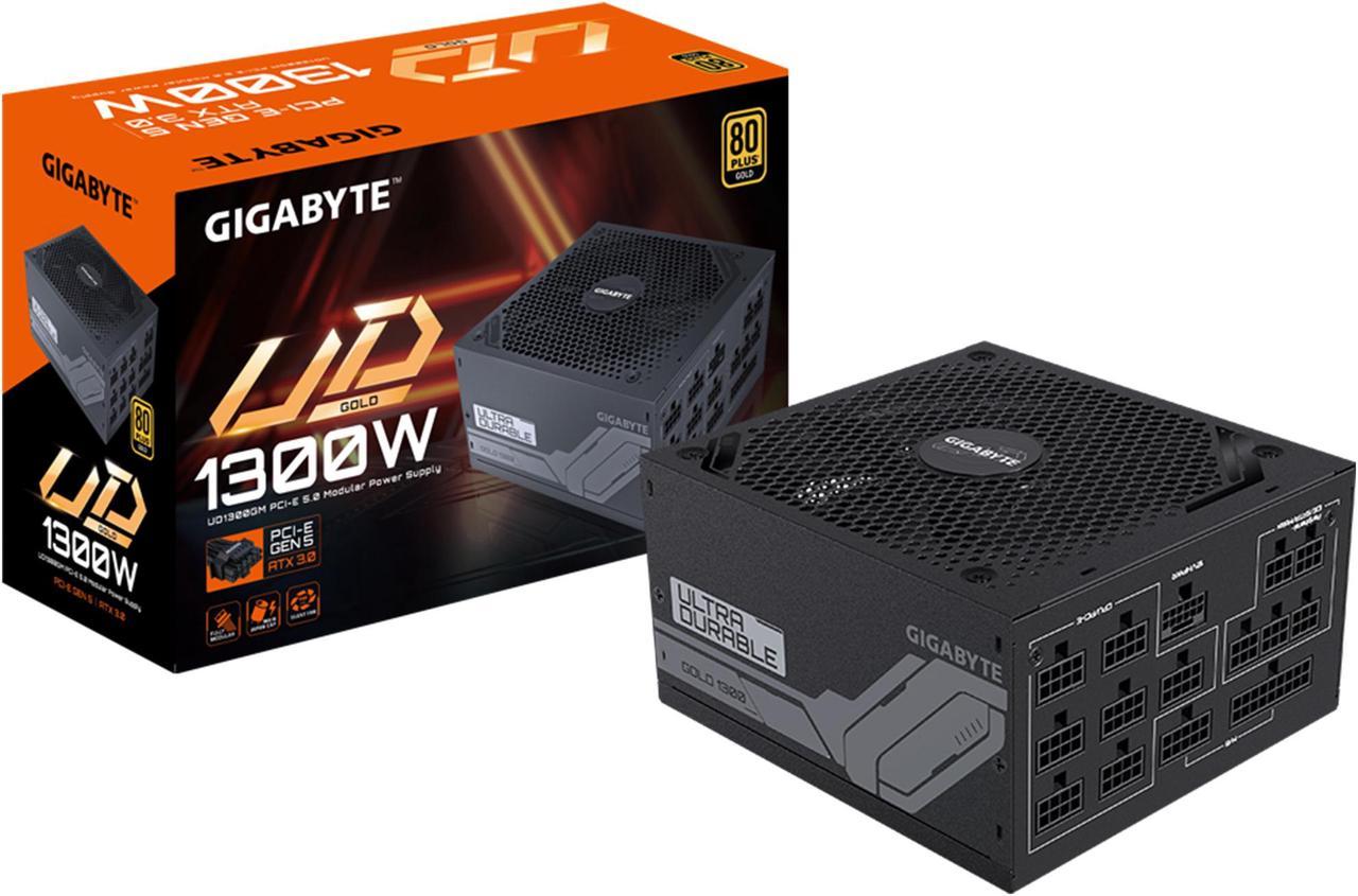 GIGABYTE GP-UD1300GM PG5 1300W 80 Plus Gold Certified Fully Modular Power Supply