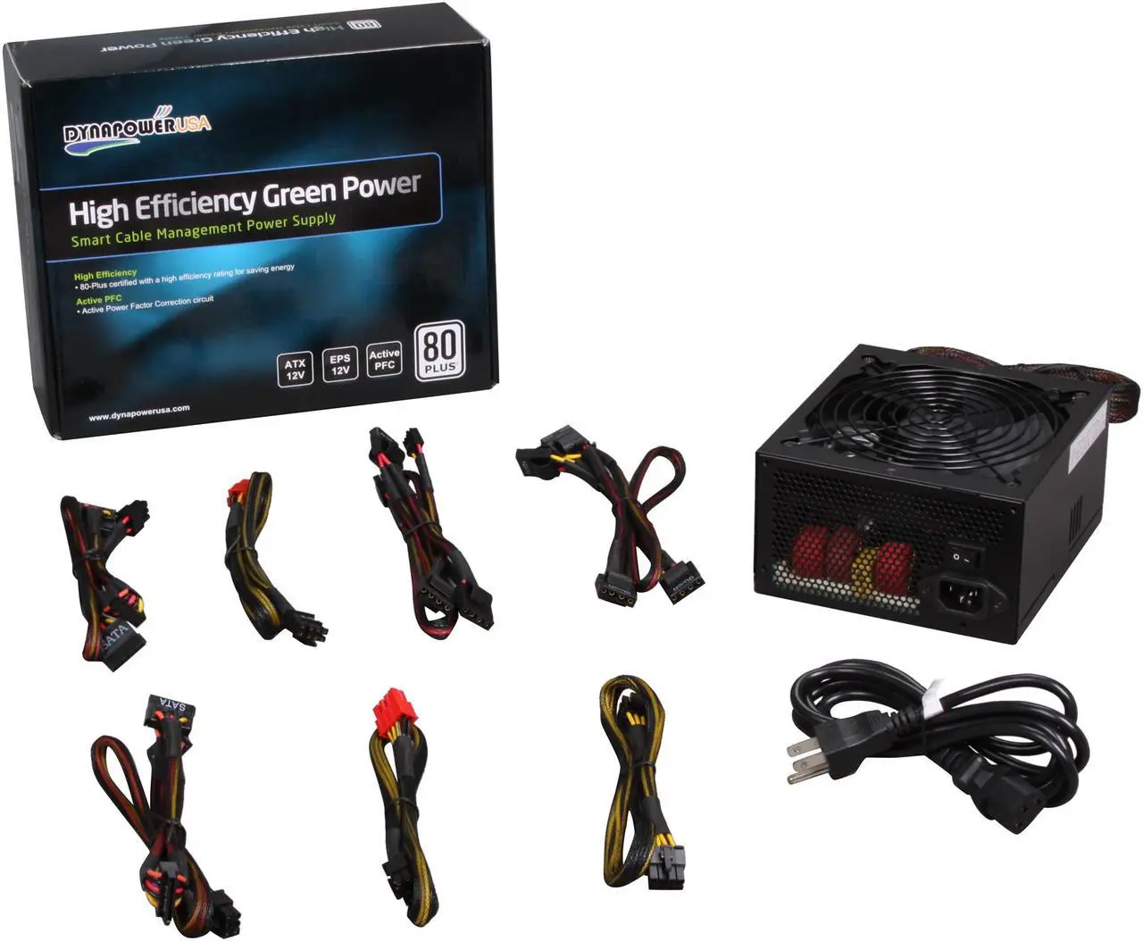Alt view image 7 of 7 - DYNAPOWER USA EJ-650A80P 20+4Pin 650W Single Active PFC 80PLUS Certified Server Power Supply