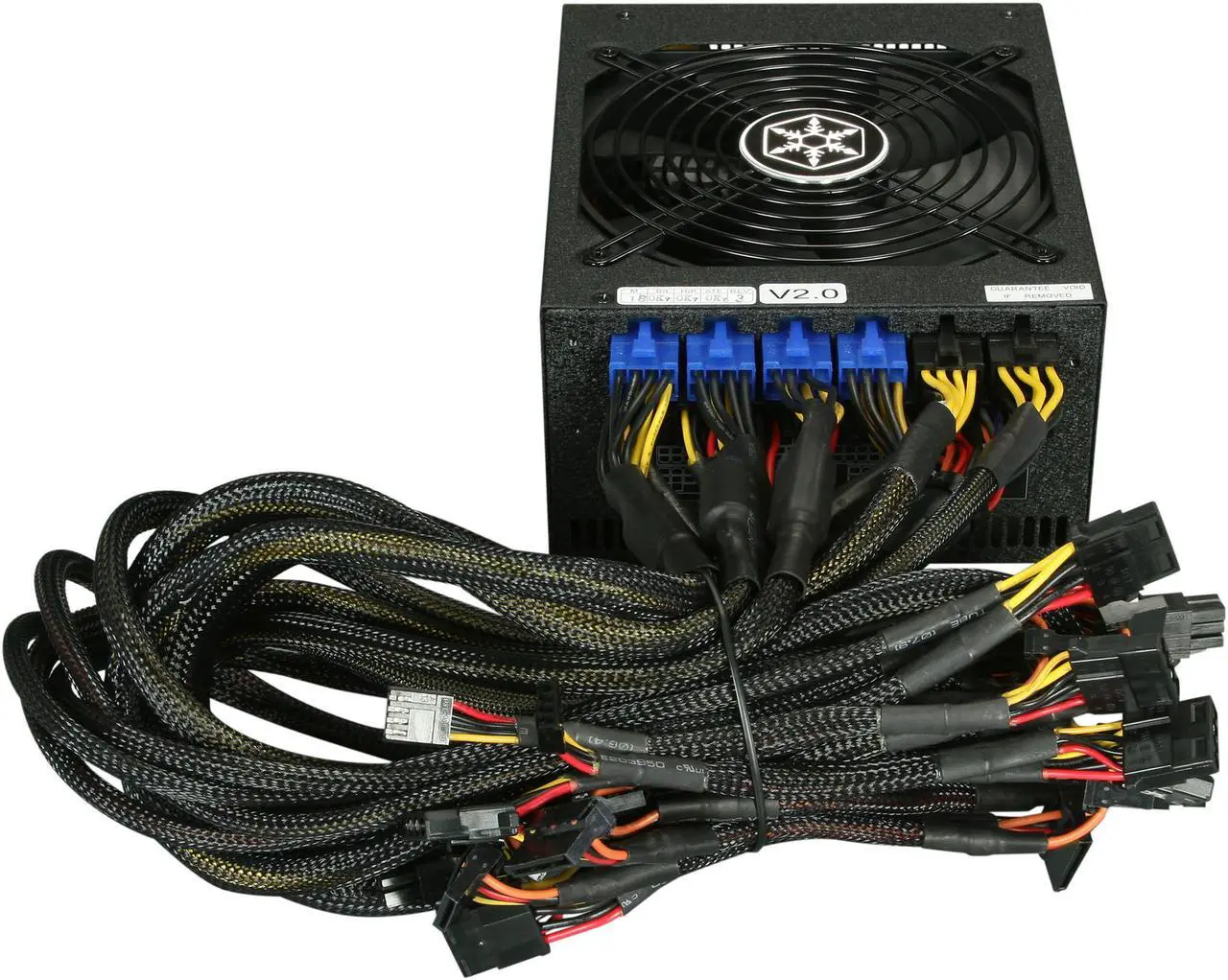 Alt view image 5 of 7 - SILVERSTONE Strider Gold Evolution SST-ST75F-G Evolution 750W ATX 12V v2.3 / EPS 12V 80 PLUS GOLD Certified 100% Modular, Active PFC Power Supply, with 140mm Fan Filter