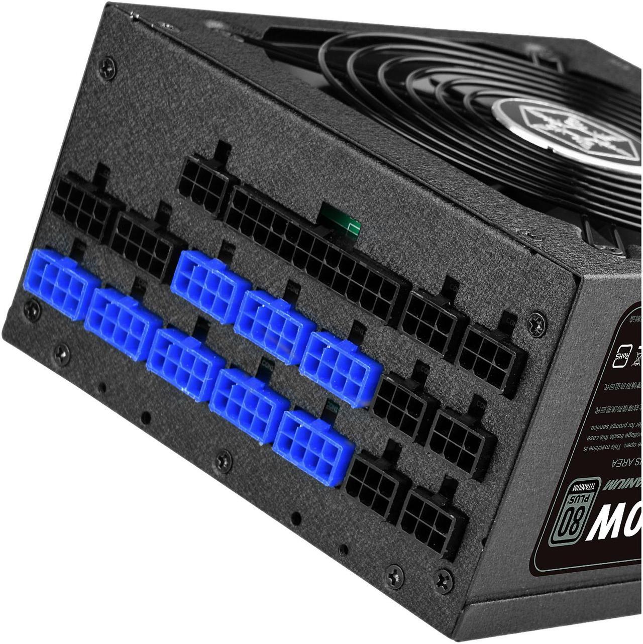 Alt view image 3 of 8 - SilverStone PS-ST1500-TI 1500 W ATX12V 80 PLUS TITANIUM Certified Active PFC Power Supply