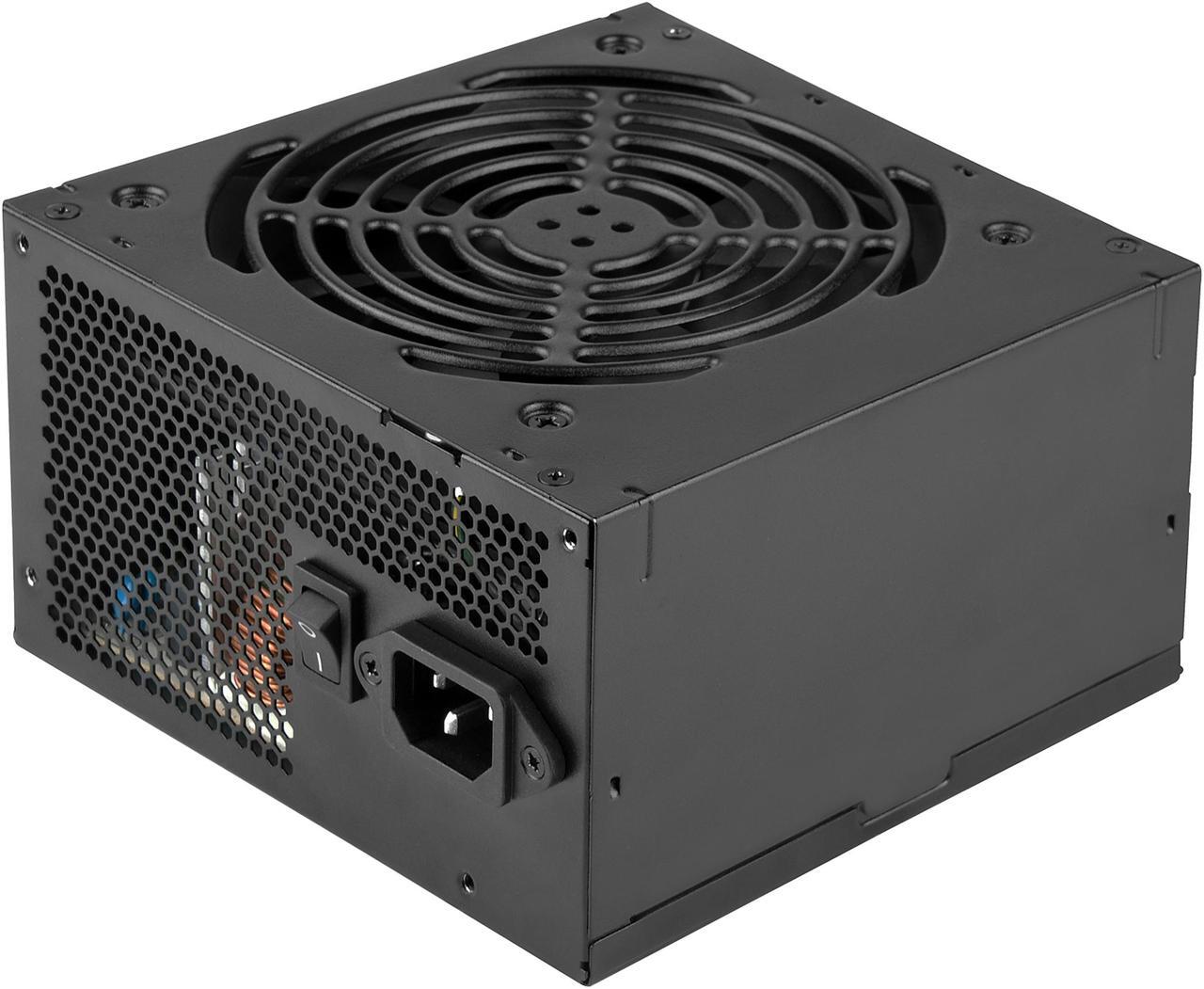 Main image of SilverStone Essential Series 550 W ATX 80 PLUS GOLD Certified Active PFC(PF > 0.90 at full load) PFC PFC 80 PLUS GOLD Certified Compatible with ATX12V v2.4 Power Supply