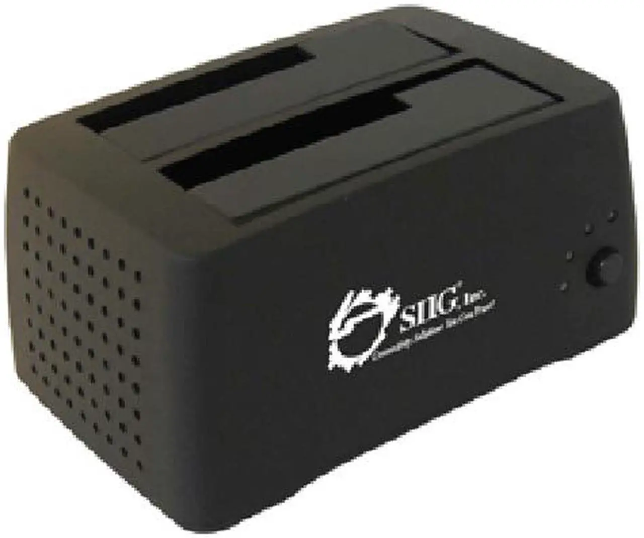 Main image of SIIG SC-SA0412-S1 2.5" & 3.5" Black SATA I/II USB 2.0 Dual Bay external docking station