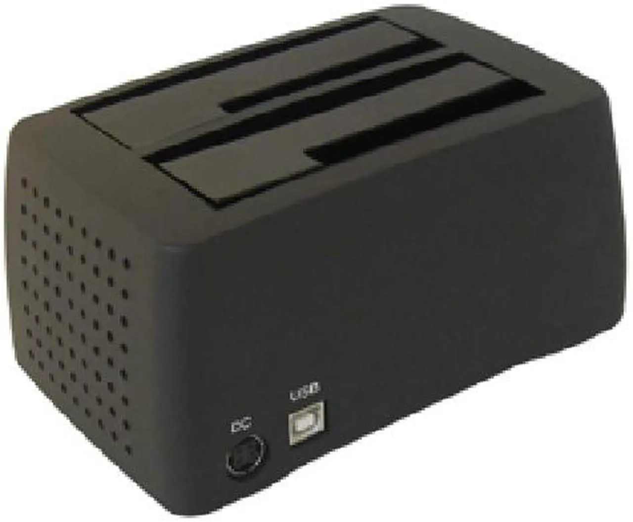 Alt view image 2 of 3 - SIIG SC-SA0412-S1 2.5" & 3.5" Black SATA I/II USB 2.0 Dual Bay external docking station