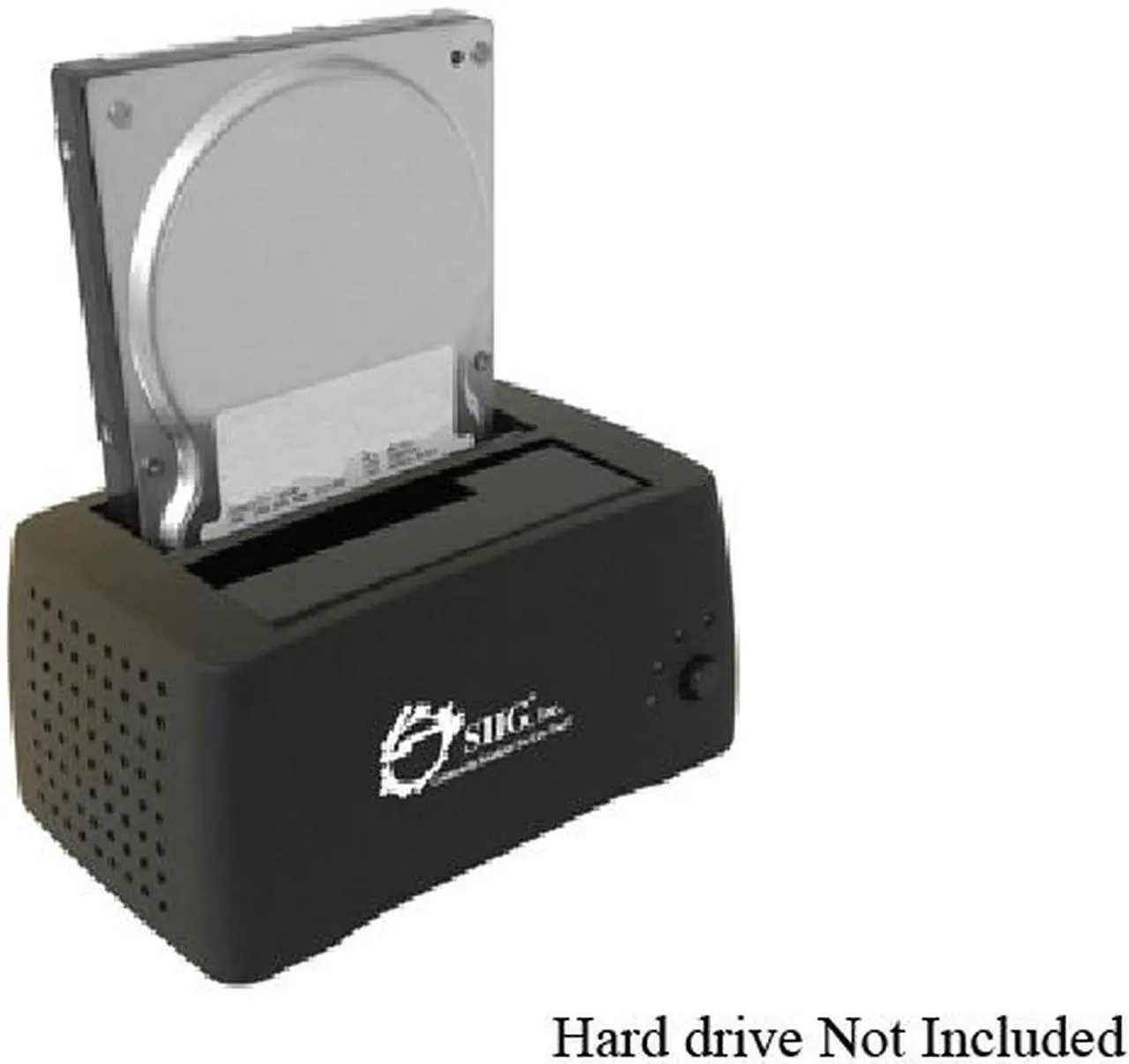 Alt view image 3 of 3 - SIIG SC-SA0412-S1 2.5" & 3.5" Black SATA I/II USB 2.0 Dual Bay external docking station