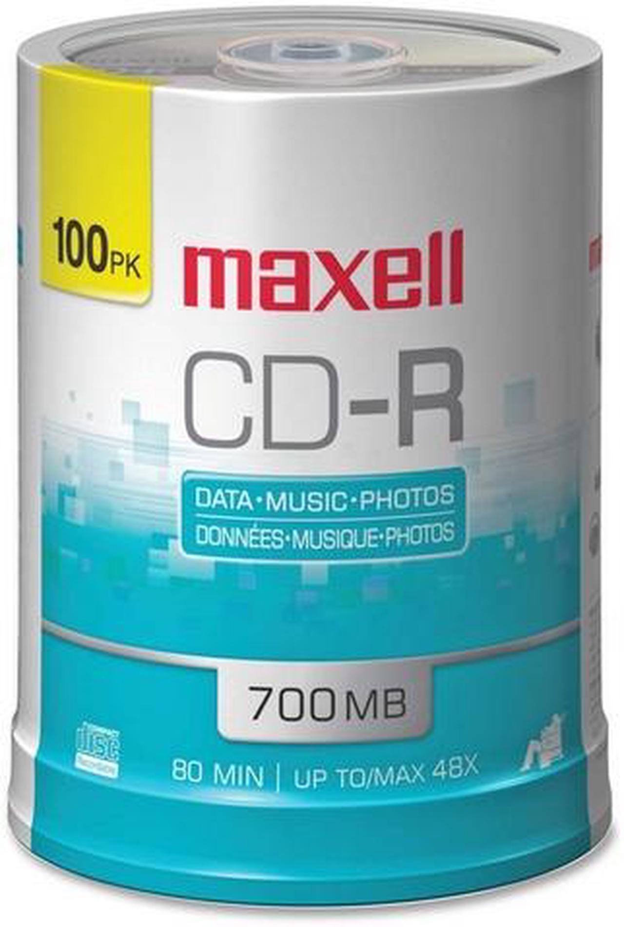 maxell 700MB 48X CD-R 100 Packs Spindle Disc Model 648200