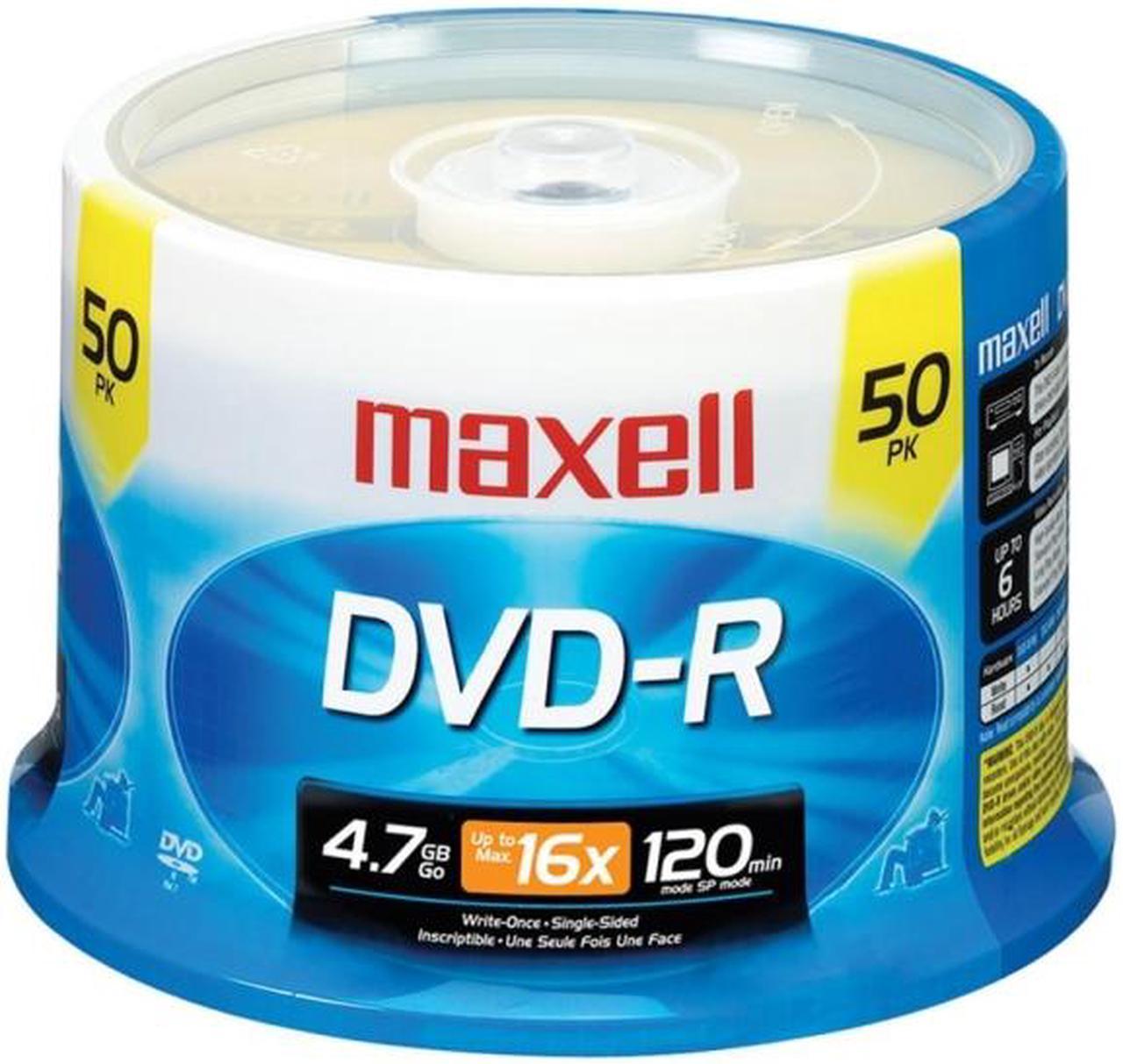 maxell 4.7GB 16X DVD-R 50 Packs Spindle Disc Model 638011