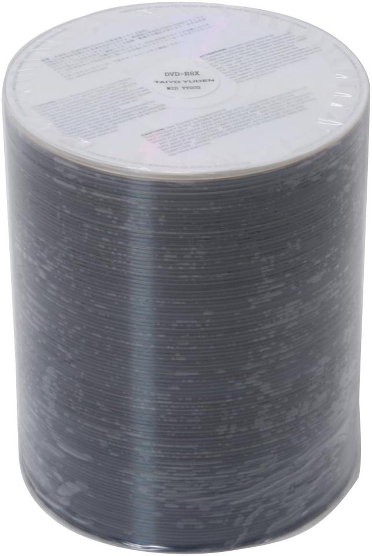 Main image of TAIYO YUDEN 4.7GB 8X DVD-R Inkjet Hub Printable 100 Packs Shrink Wrap Disc Model DVD-R47WPP600SK