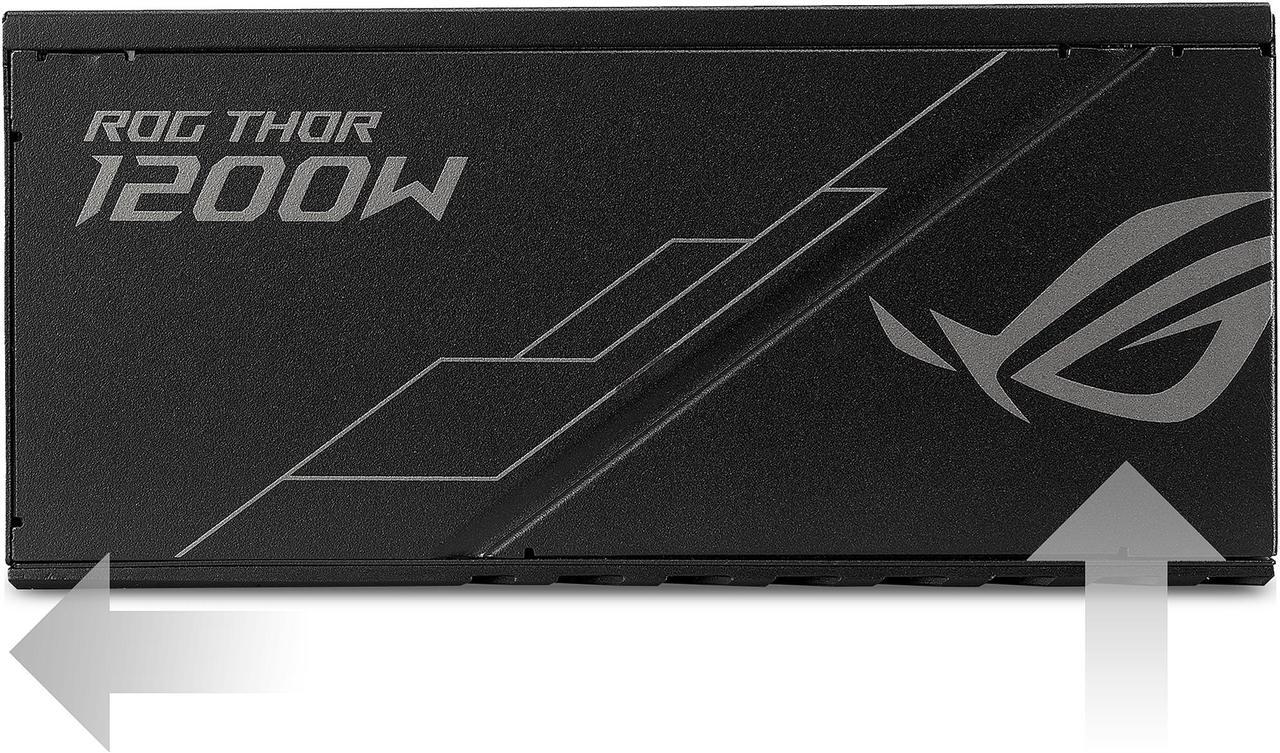 Alt view image 6 of 7 - ASUS ROG Thor 1200 80+ Platinum 1200W Fully Modular RGB Power Supply with LIVEDASH OLED Panel and 10 Year Warranty