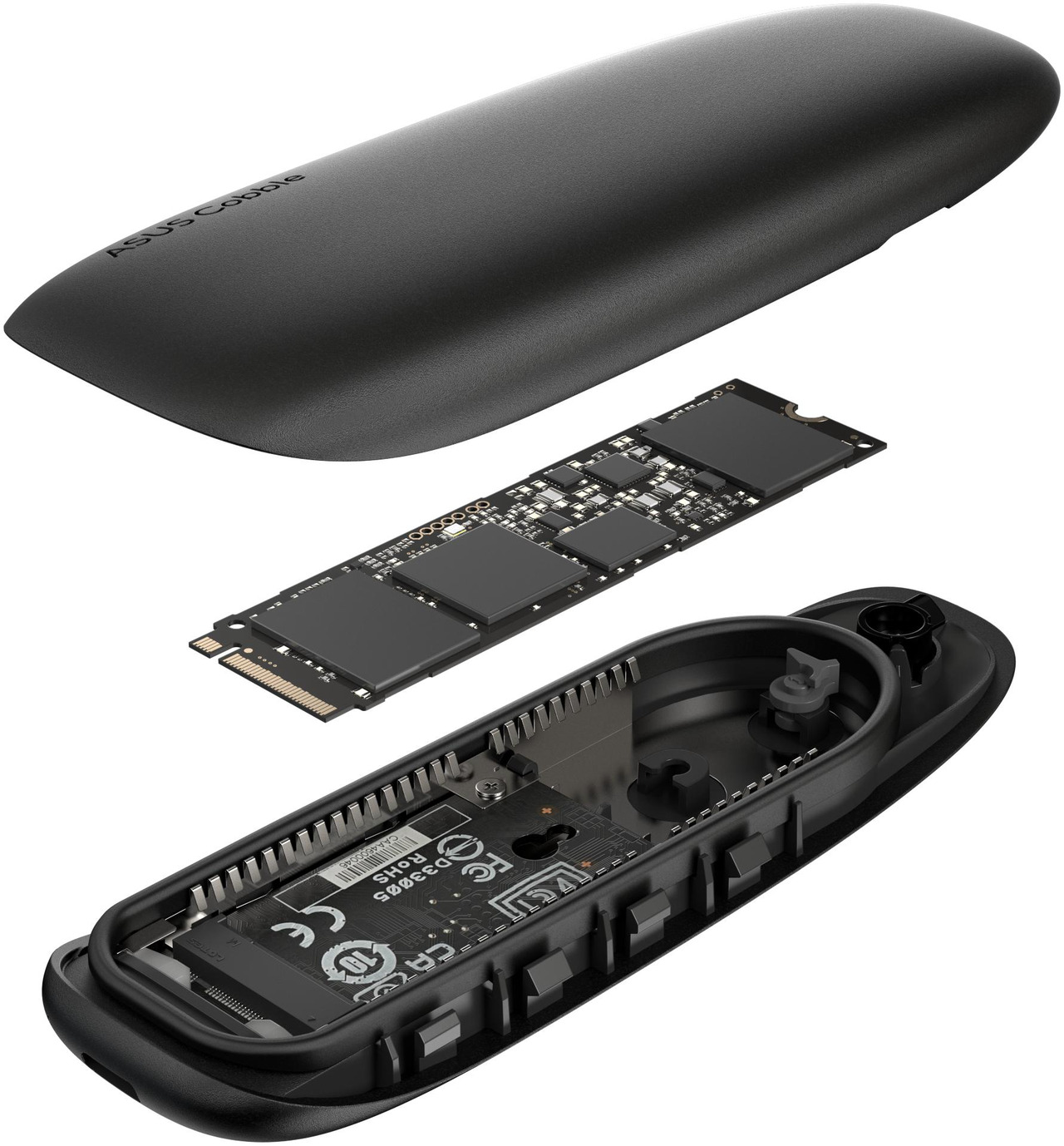 Open Box: ASUS Cobble - Portable M.2 NVMe(R) PCIe(R) SSD enclosure, USB-C(R) 3.2 Gen 2x1, up to 10 Gbps transfer speeds, IP55 water- and dust-resistance, thermal pad, Windows 11 and macOS support - Newegg.com - Open Box condition - Image 26