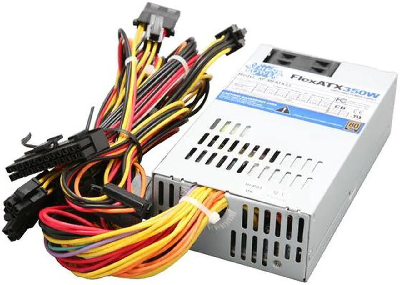 Alt view image 5 of 7 - Athena Power AP-MFATX35 350W Mini ITX / Micro FLEX ATX / ATX12V 80 PLUS BRONZE Certified Active PFC Power Supply for many HP Slimline System Upgrades/Replacement