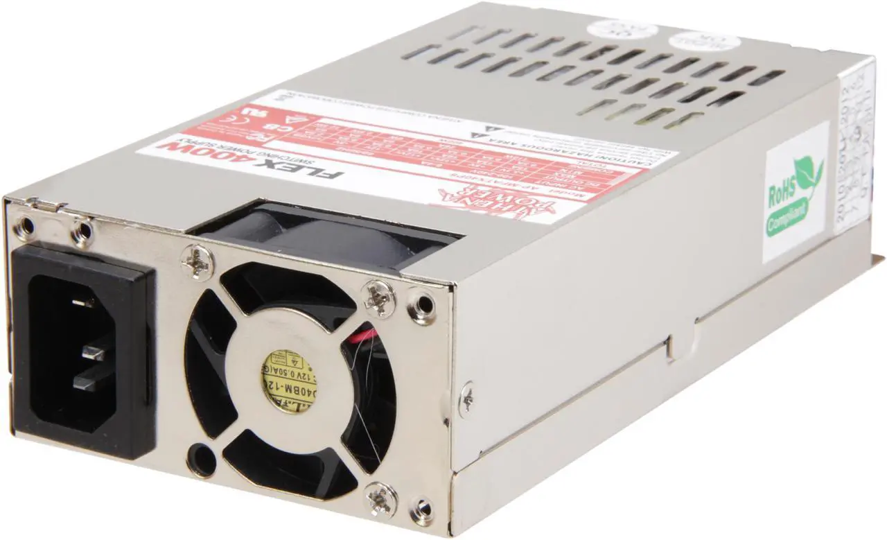 Main image of Athena Power AP-MFATX40P8 20+4Pin 400W Single Server Power Supply 80+ Bronze Certified