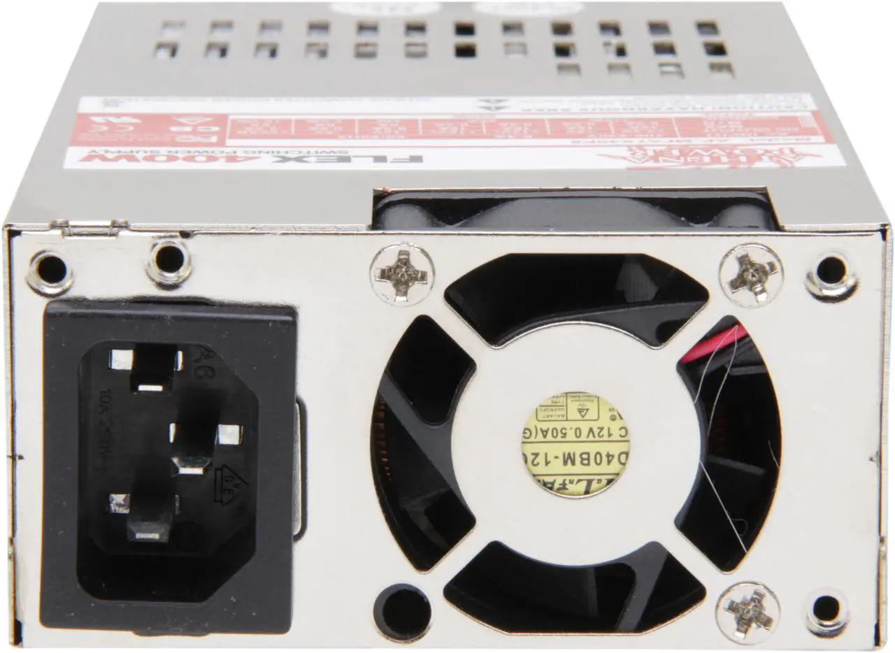 Alt view image 3 of 6 - Athena Power AP-MFATX40P8 20+4Pin 400W Single Server Power Supply 80+ Bronze Certified