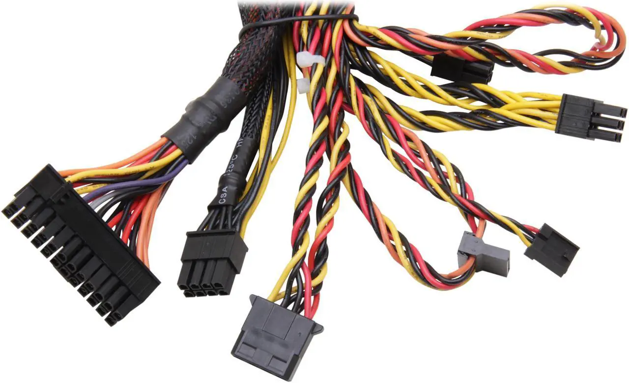 Alt view image 6 of 6 - Athena Power AP-MFATX40P8 20+4Pin 400W Single Server Power Supply 80+ Bronze Certified