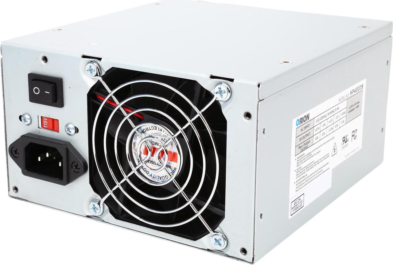 hec HP400D RETAIL 400 W ATX12V Power Supply - Power Cord Included