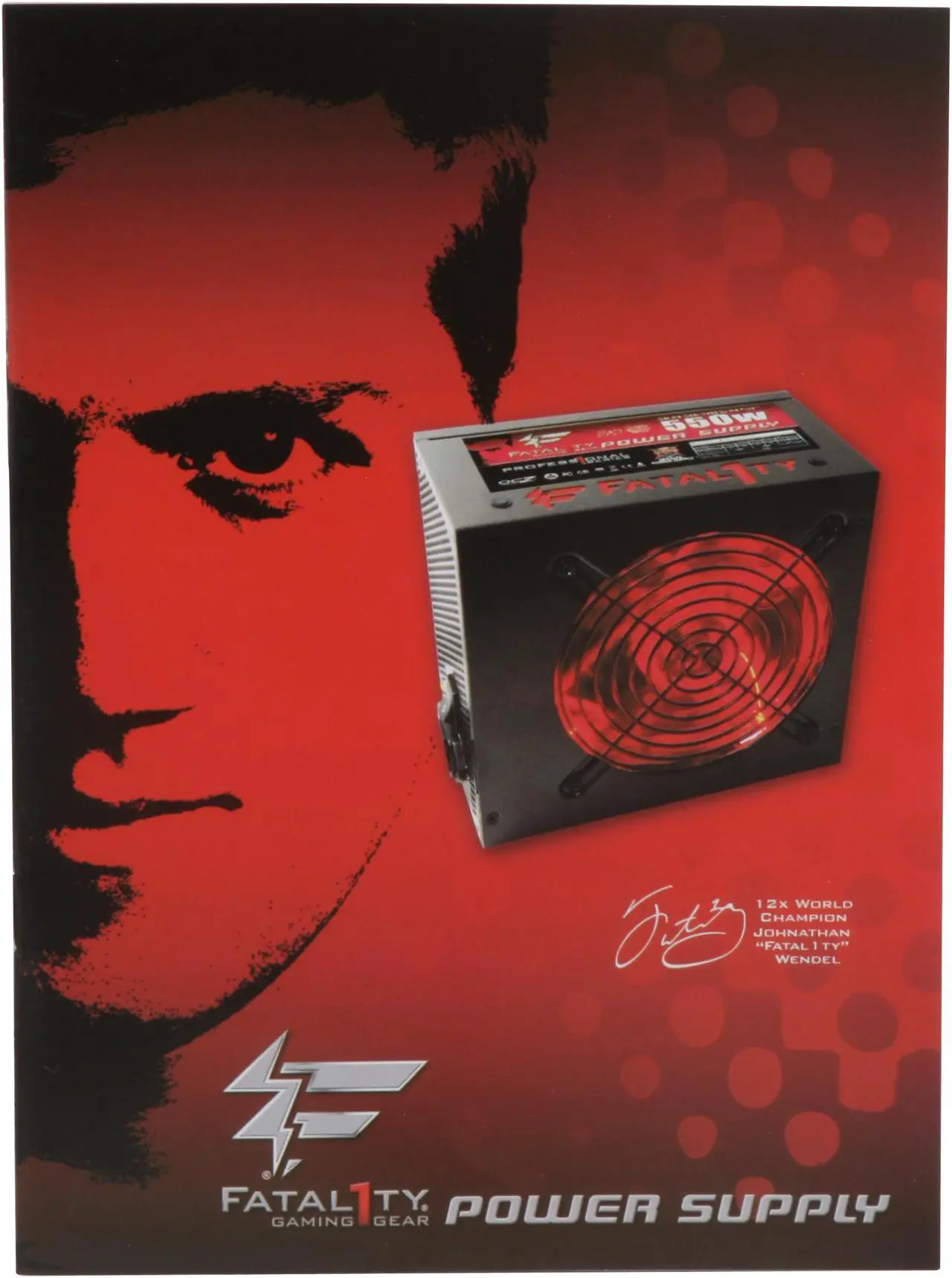 Alt view image 11 of 12 - PC Power & Cooling Fatal1ty Gaming Series 550 Watt 80+ Semi-Modular Active PFC Performance Grade ATX PC Power Supply (OCZ550FTY)