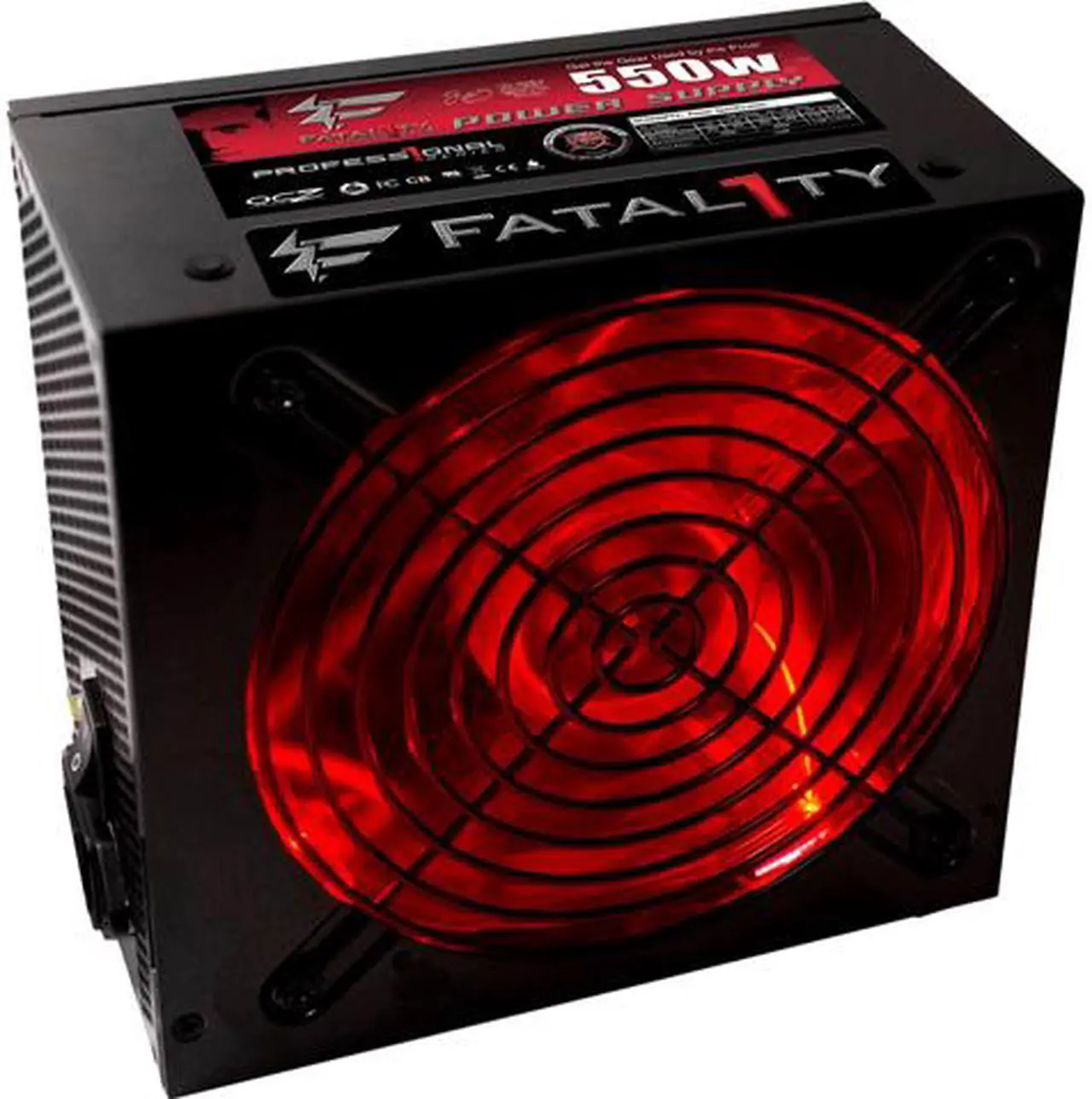 Main image of PC Power & Cooling Fatal1ty Gaming Series 550 Watt 80+ Semi-Modular Active PFC Performance Grade ATX PC Power Supply (OCZ550FTY)