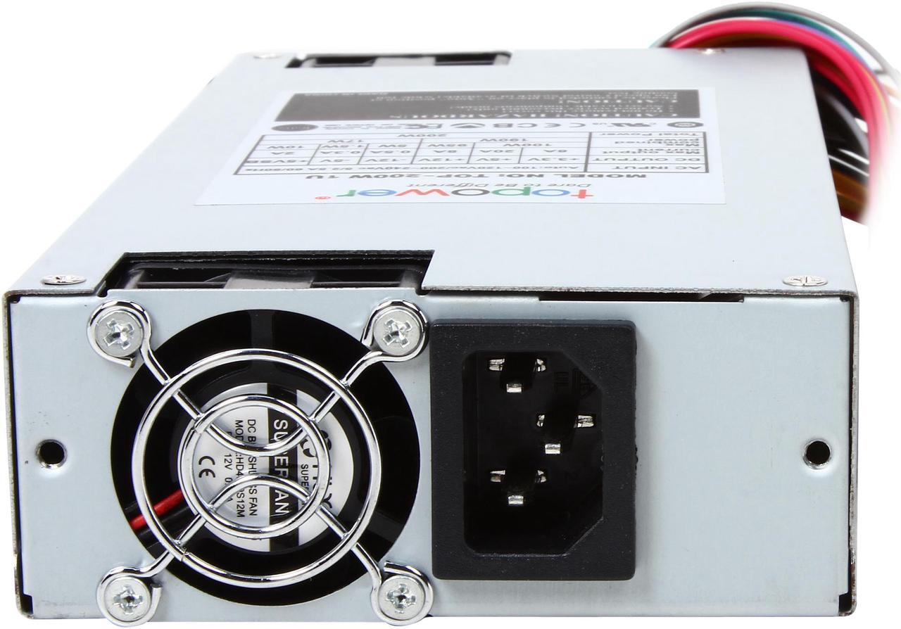 Alt view image 2 of 6 - TOPOWER TOP-200W1U 20+4Pin 200W Single Server Power Supply