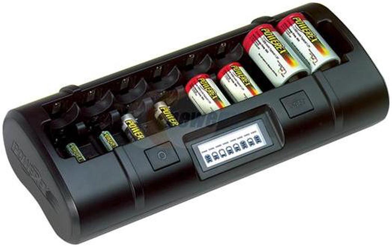 Alt view image 3 of 6 - Powerex MH-C808M Ultimate Professional Charger for 8 AA / AAA / C / D NiMH or NiCD Batteries