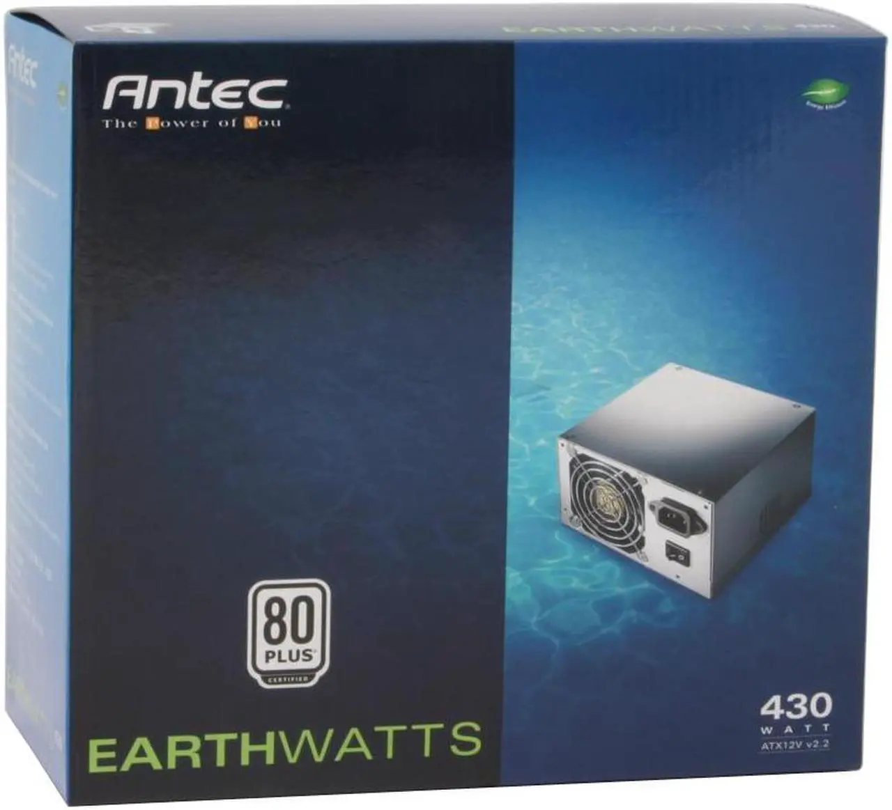 Alt view image 7 of 7 - Antec earthwatts EA430 430W Continuous Power ATX12V v2.0 80 PLUS Certified Active PFC Power Supply