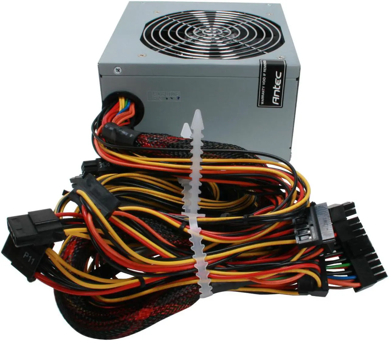 Alt view image 4 of 9 - Antec EarthWatts EA650 650W Continuous Power ATX12V Ver.2.2 / EPS12V version 2.91 SLI Certified CrossFire Ready 80 PLUS Certified  Active PFC "compatible with Core i7/Core i5" Power Supply