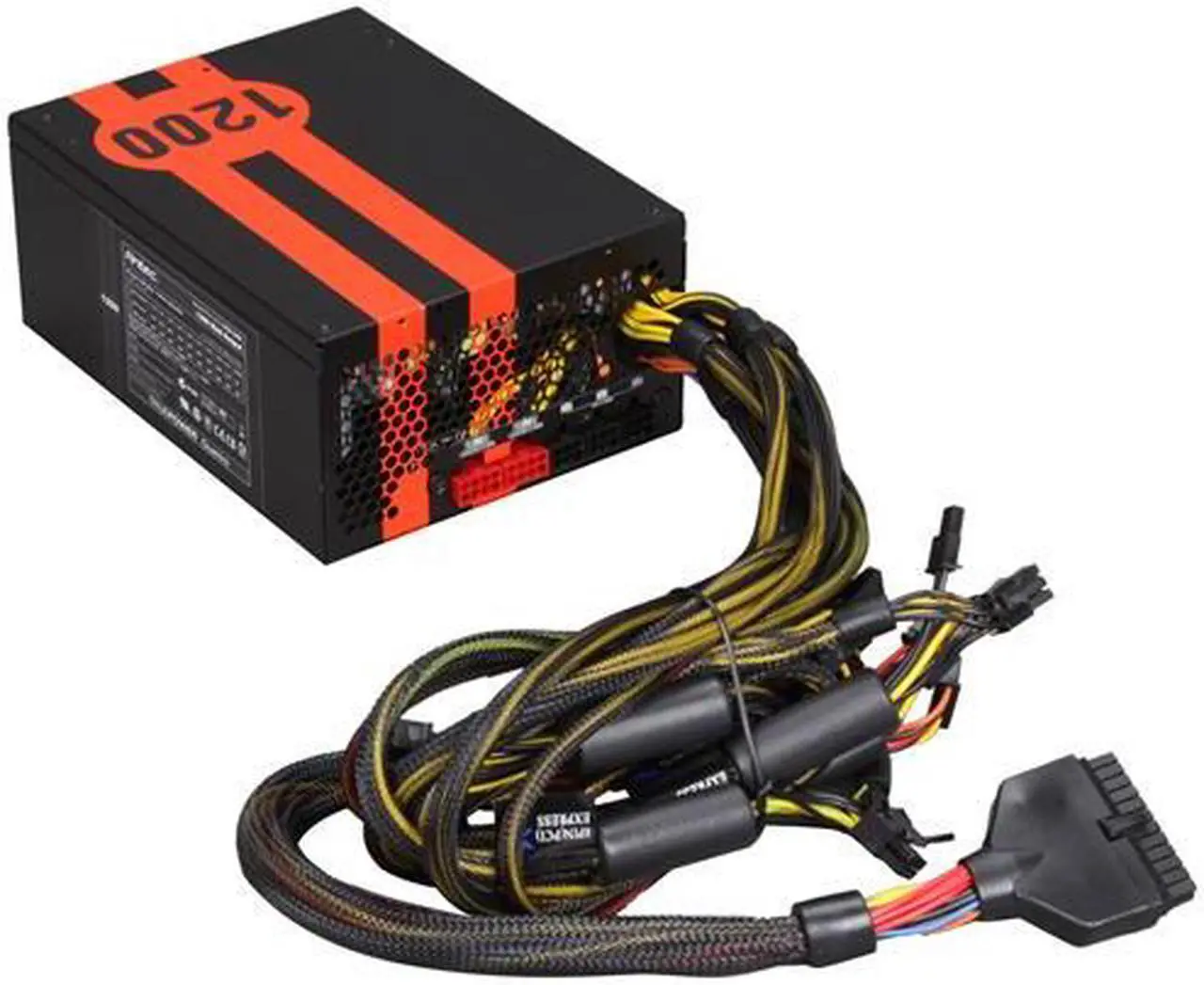 Alt view image 5 of 7 - Antec TPQ-1200 1200W Continuous Power with PowerCache Technology SLI Ready CrossFire Certified 80 PLUS SILVER Certified Modular Active PFC Power Supply