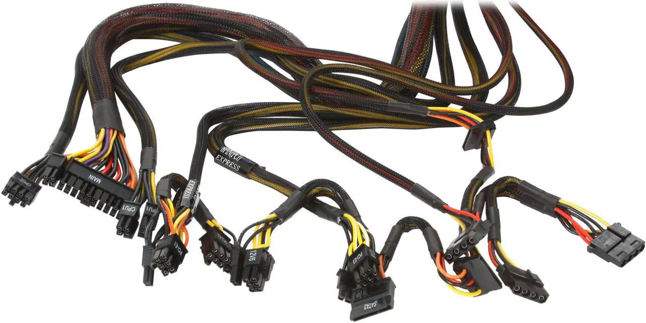 Alt view image 5 of 6 - Antec High Current Pro HCP-1200 1200W ATX12V / EPS12V SLI Ready 80 PLUS GOLD Certified Yes, High Current Hybrid Cable Management Active PFC Power Supply - Intel Haswell Fully Compatible