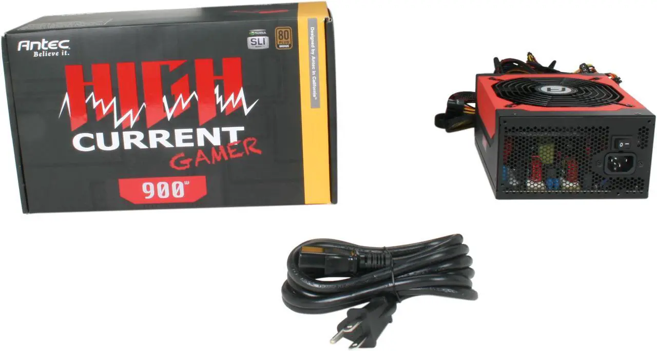 Alt view image 8 of 7 - Antec High Current Gamer Series HCG-900 900W ATX12V v2.3 / EPS12V v2.91 SLI Certified CrossFire Certified 80 PLUS BRONZE Certified Active PFC Power Supply - Intel Haswell Fully Compatible