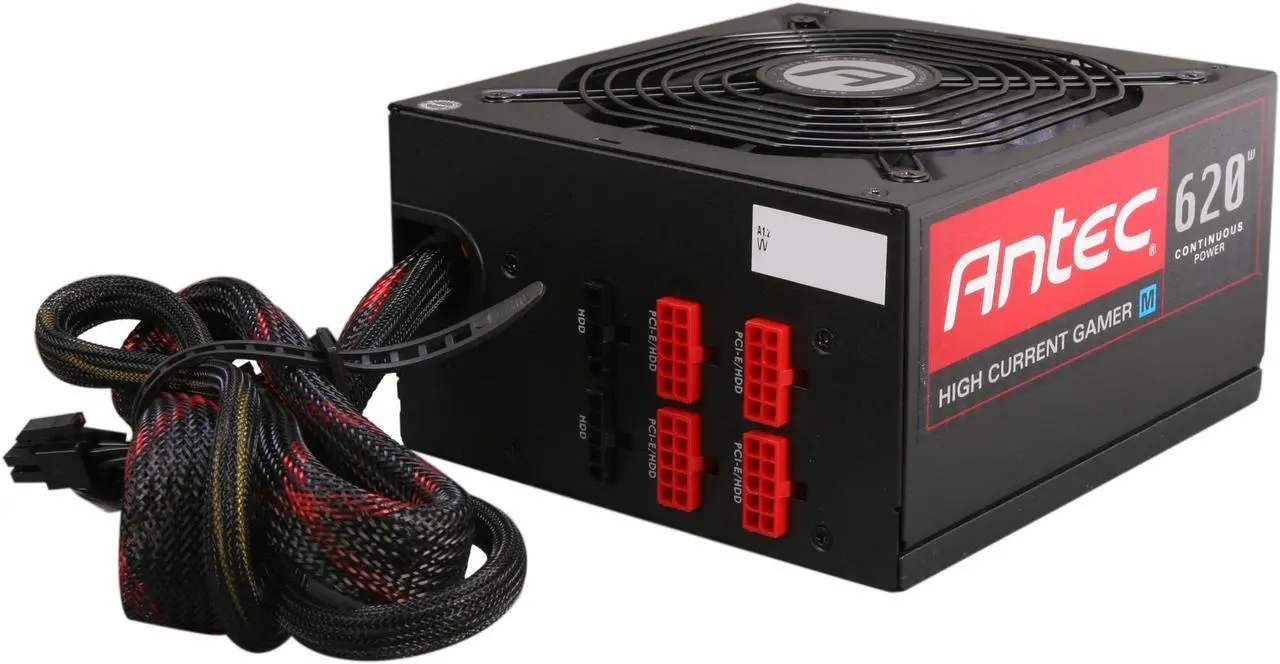 Alt view image 5 of 7 - Antec HCG M Series HCG-620M 620W ATX12V / EPS12V SLI Ready CrossFire Ready 80 PLUS BRONZE Certified Modular Active PFC Power Supply - Intel Haswell Fully Compatible