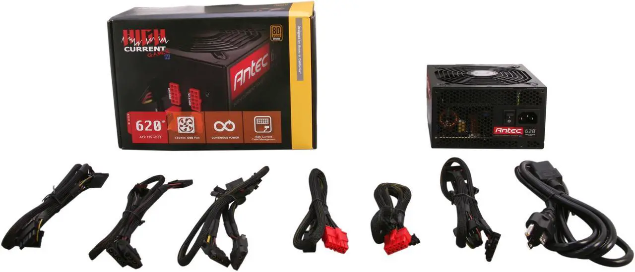 Alt view image 8 of 7 - Antec HCG M Series HCG-620M 620W ATX12V / EPS12V SLI Ready CrossFire Ready 80 PLUS BRONZE Certified Modular Active PFC Power Supply - Intel Haswell Fully Compatible