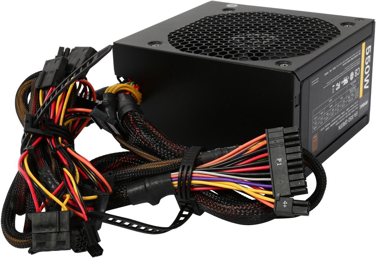 Alt view image 5 of 7 - Antec EA550 550 W ATX12V / EPS12V 80 PLUS BRONZE Certified Power Supply