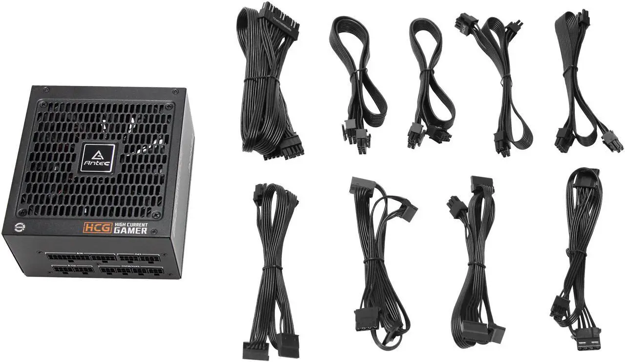 Alt view image 9 of 10 - Antec HCG850 Bronze 850W Fully Modular, 80 PLUS BRONZE, 135mm DBB Fan, Full Japanese Heavy-Duty Caps, 5 Year Warranty