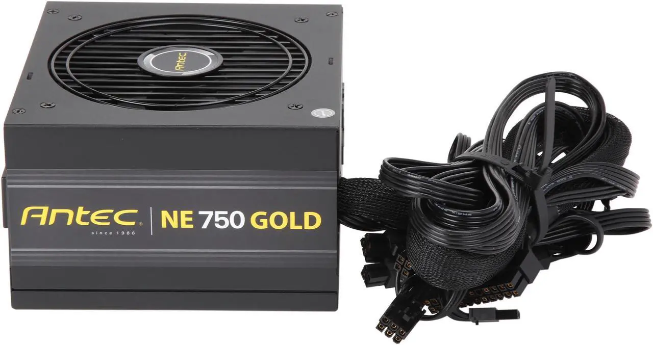 Alt view image 18 of 20 - Antec NeoECO Series NE750G 750W ATX 12V / EPS 12V 80 PLUS GOLD Certified Semi-Modular Compact 140 mm Size 7 Year Warranty Power Supply