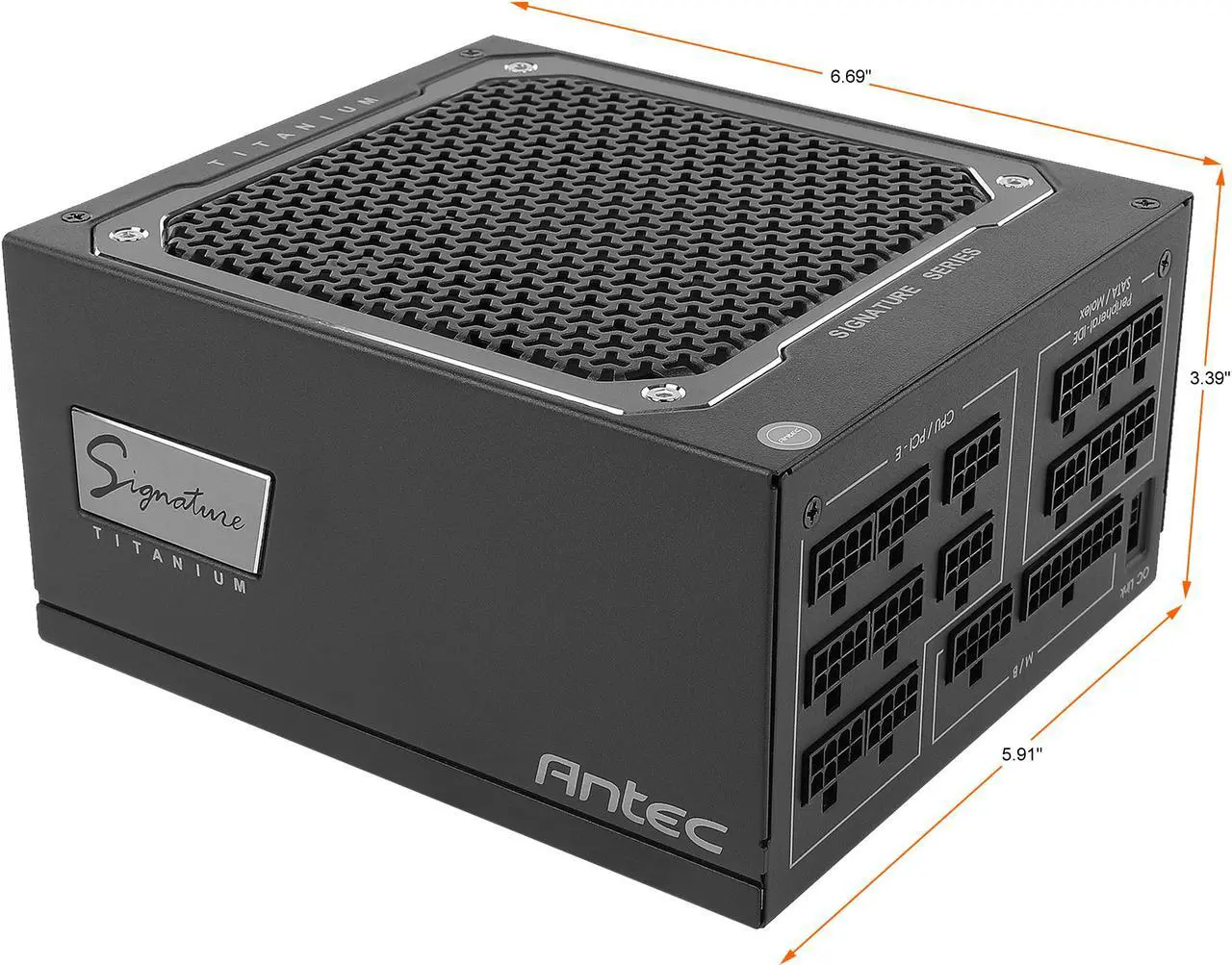 Alt view image 3 of 13 - Antec Signature Series ST1000, 80 PLUS Titanium Certified, 1000W Full Modular with OC Link Feature, PhaseWave Design, Full Top-Grade Japanese Caps, Zero RPM Mode, 135 mm FDB Silence & 10-Year Warranty