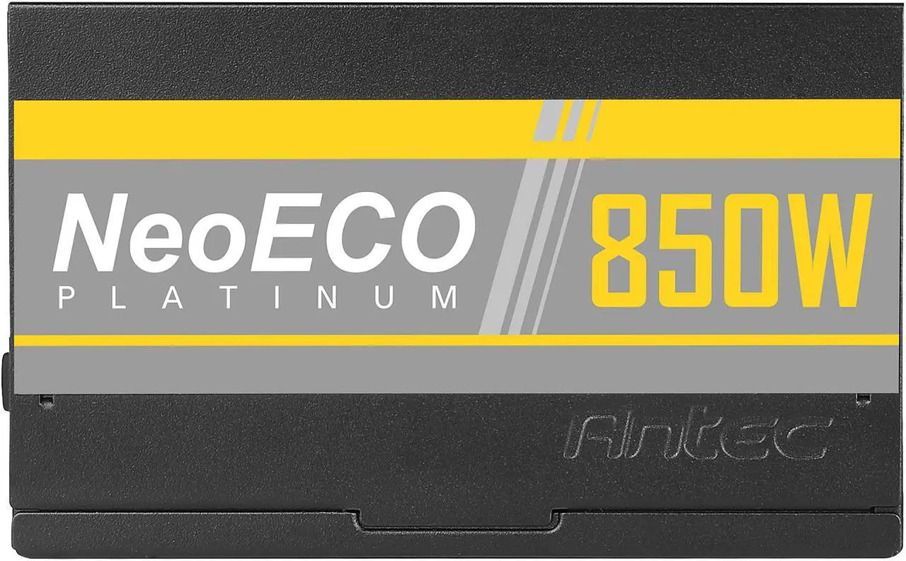 Alt view image 7 of 10 - Antec NeoECO Platinum NE850 Platinum Power Supply 850W, 80 PLUS Platinum Certified with 7-Year Warranty, 120mm Silent Fan, LLC + DC to DC Design, Japanese Caps, CircuitShield Protection & Zero RPM Mode