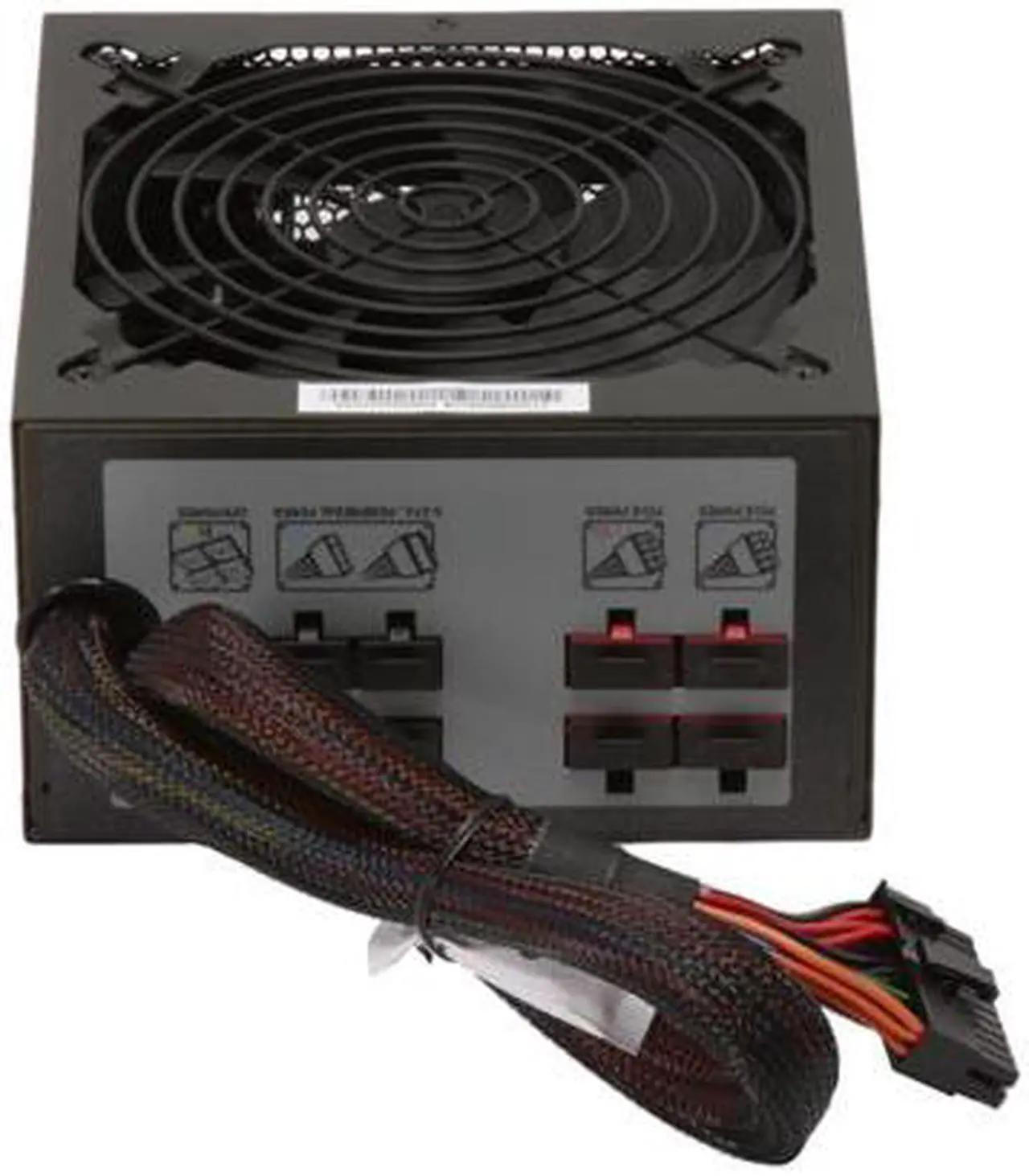 Alt view image 4 of 11 - IN WIN COMMANDER IRP-COM850 850 W ATX 12V 2.3 / EPS 12V 2.91 SLI Ready CrossFire Ready 80 PLUS Certified Modular Active PFC Power Supply