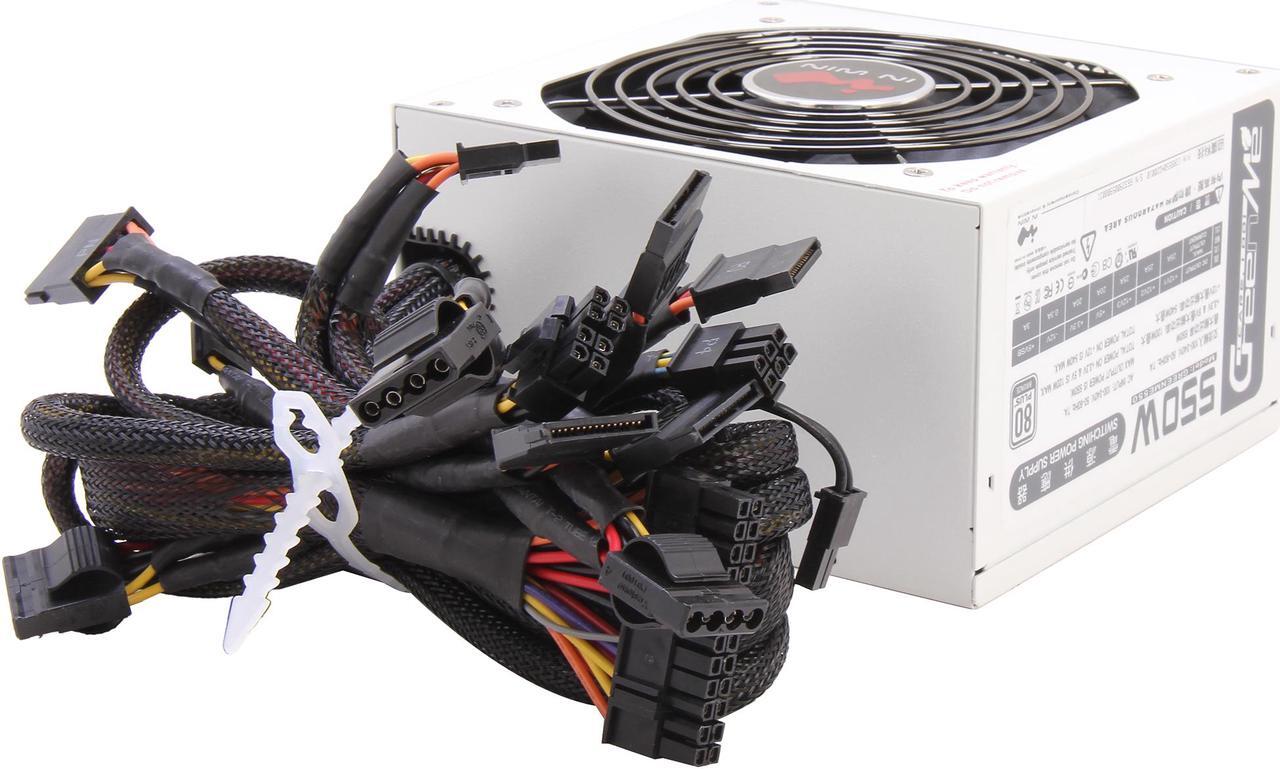 Alt view image 4 of 7 - IN WIN GreenMe 550 550 W ATX 12V V2.31& EPS 12V 2.92 80 PLUS BRONZE Certified Active PFC Eco-friendly design Power Supply